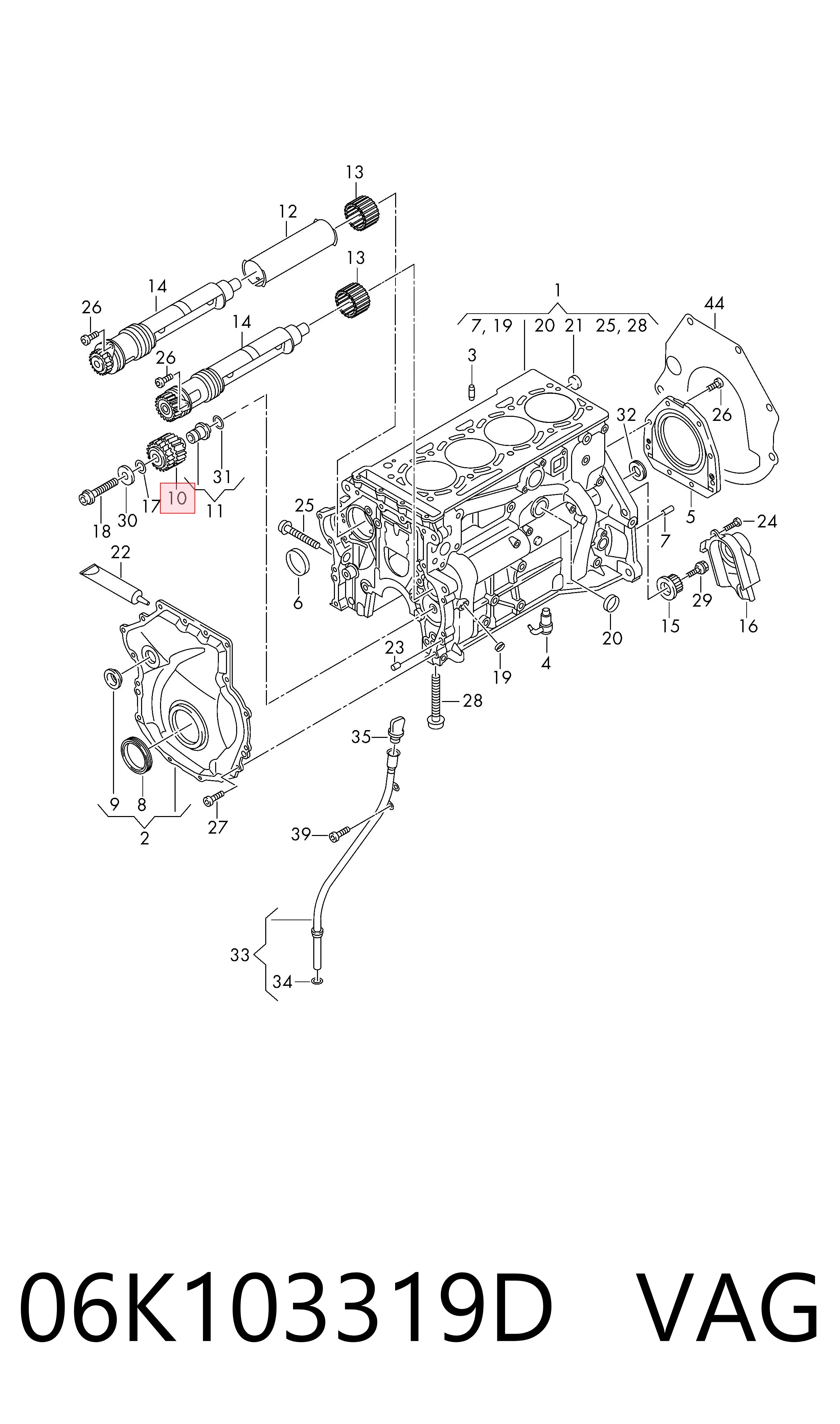 06K103319D VAG