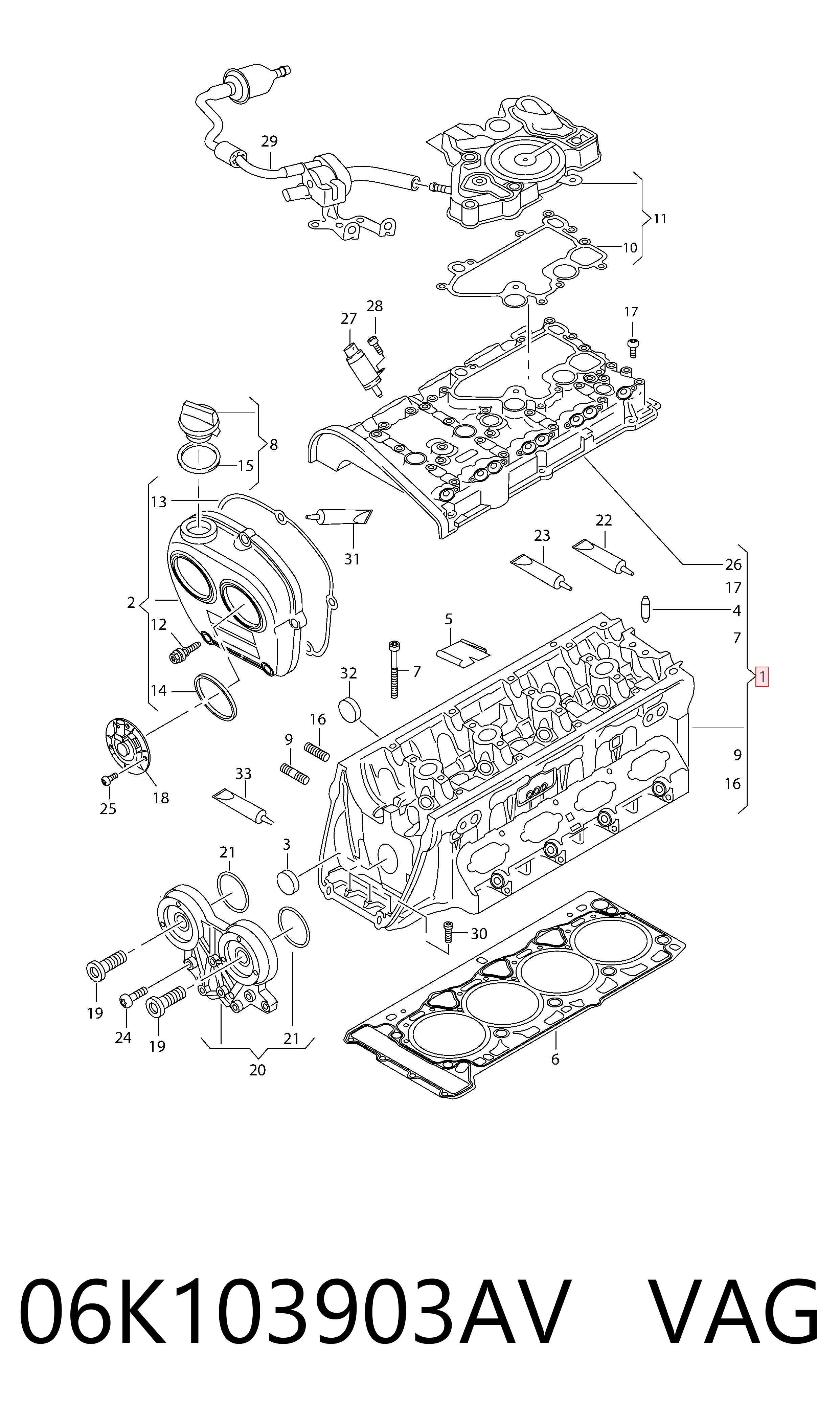 06K103903AV VAG