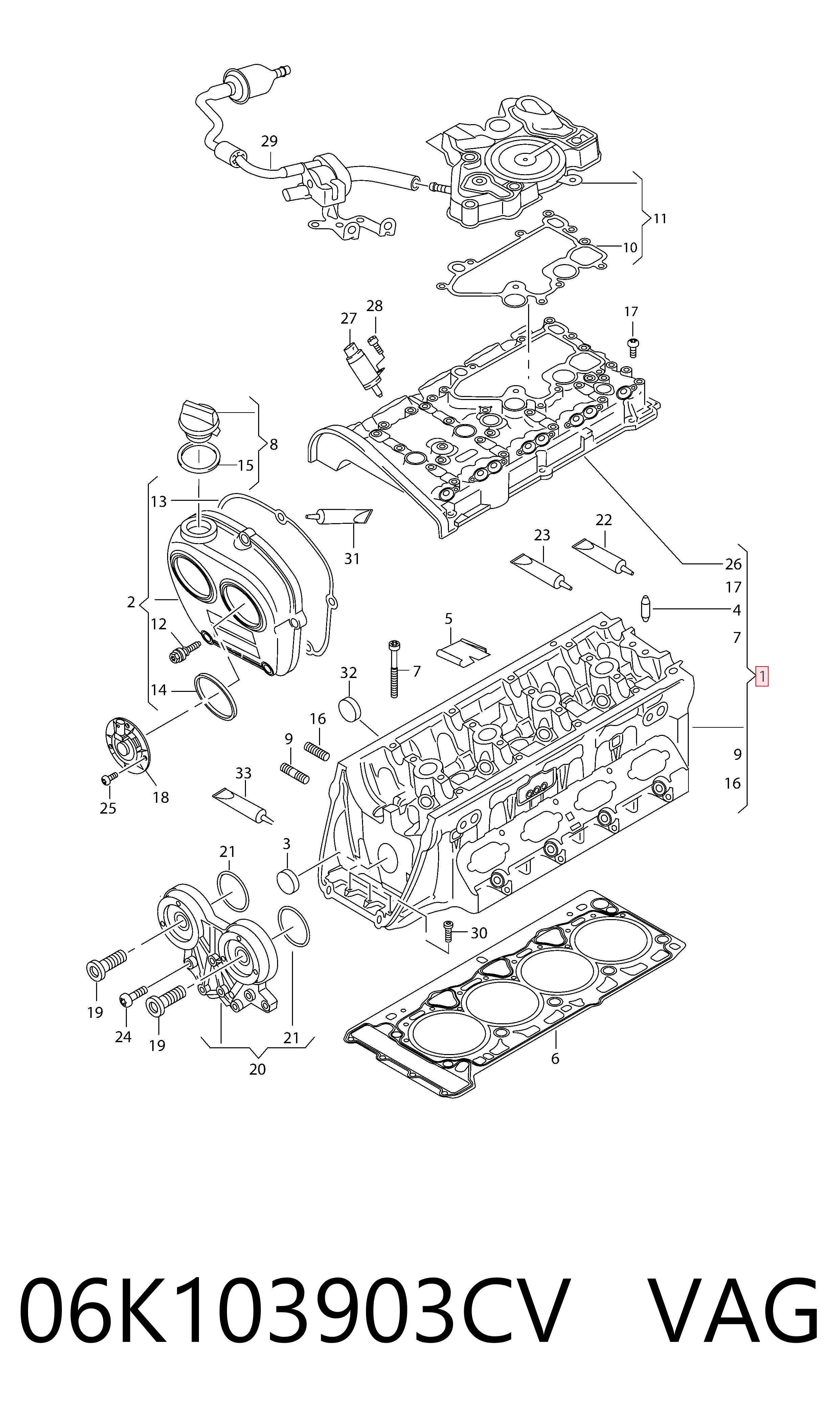 06K103903CV VAG