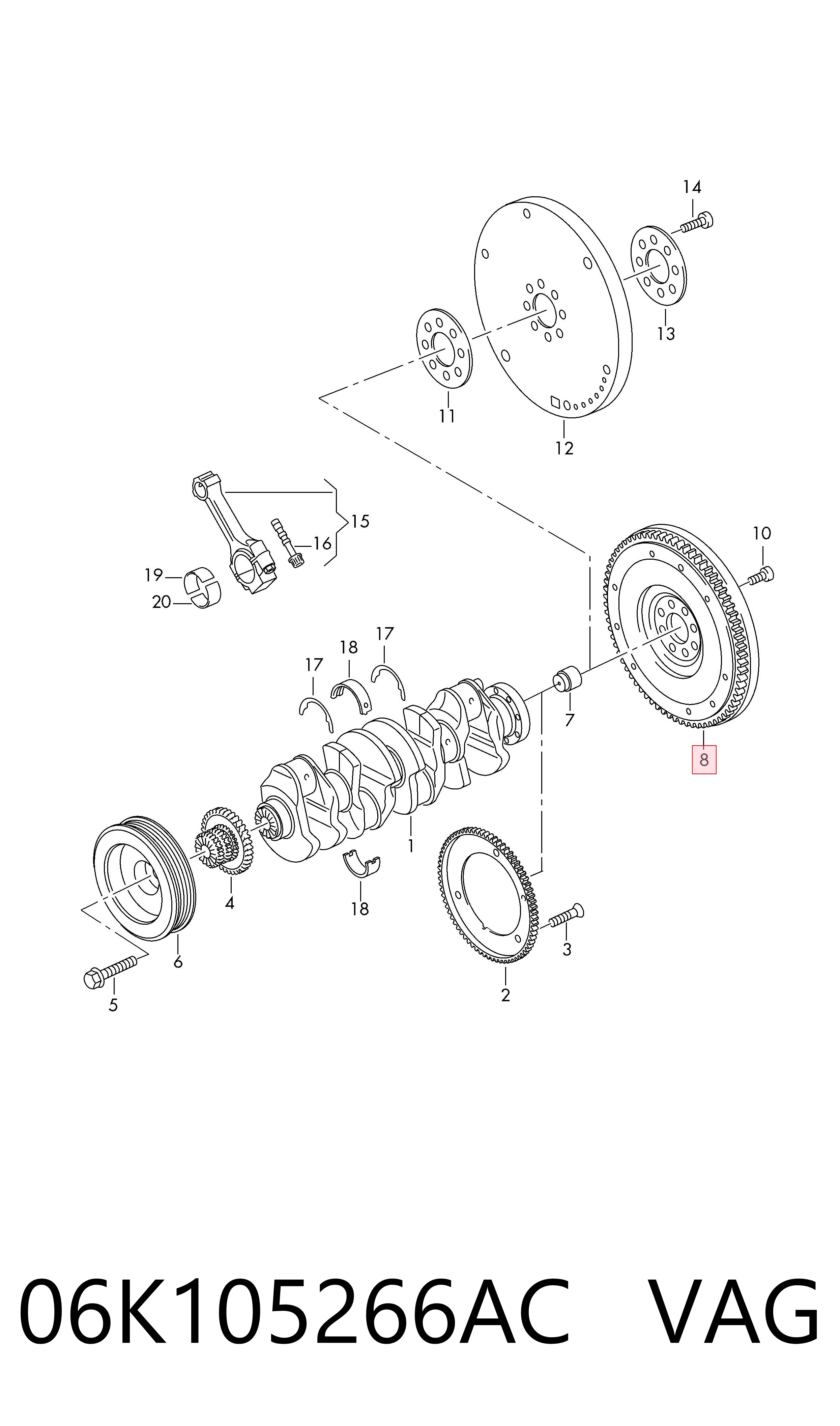 06K105266AC VAG