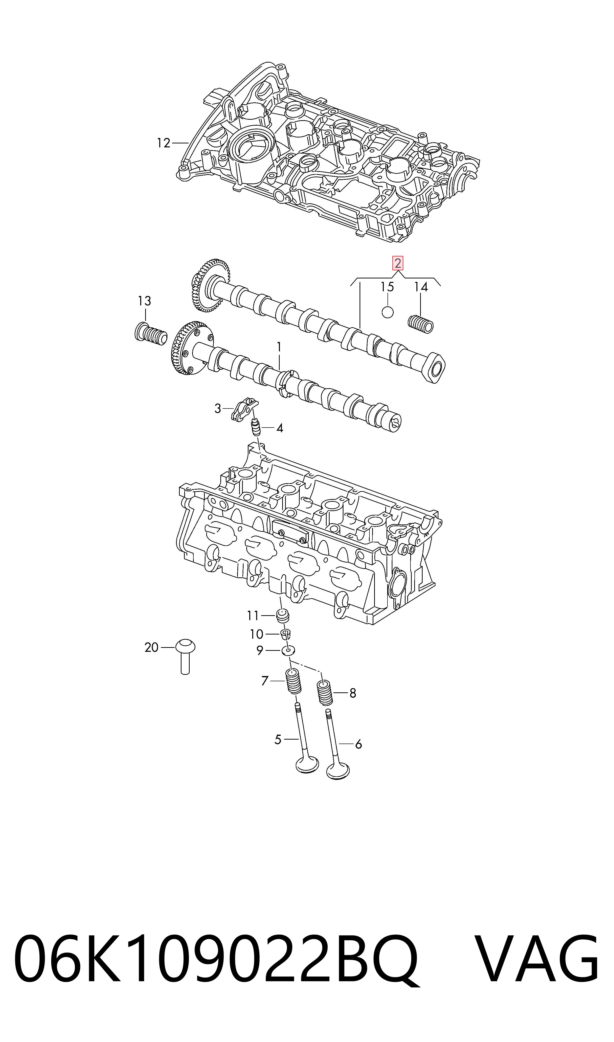Comprar Árboles de levas Audi A6 C7 4G2, 4GC