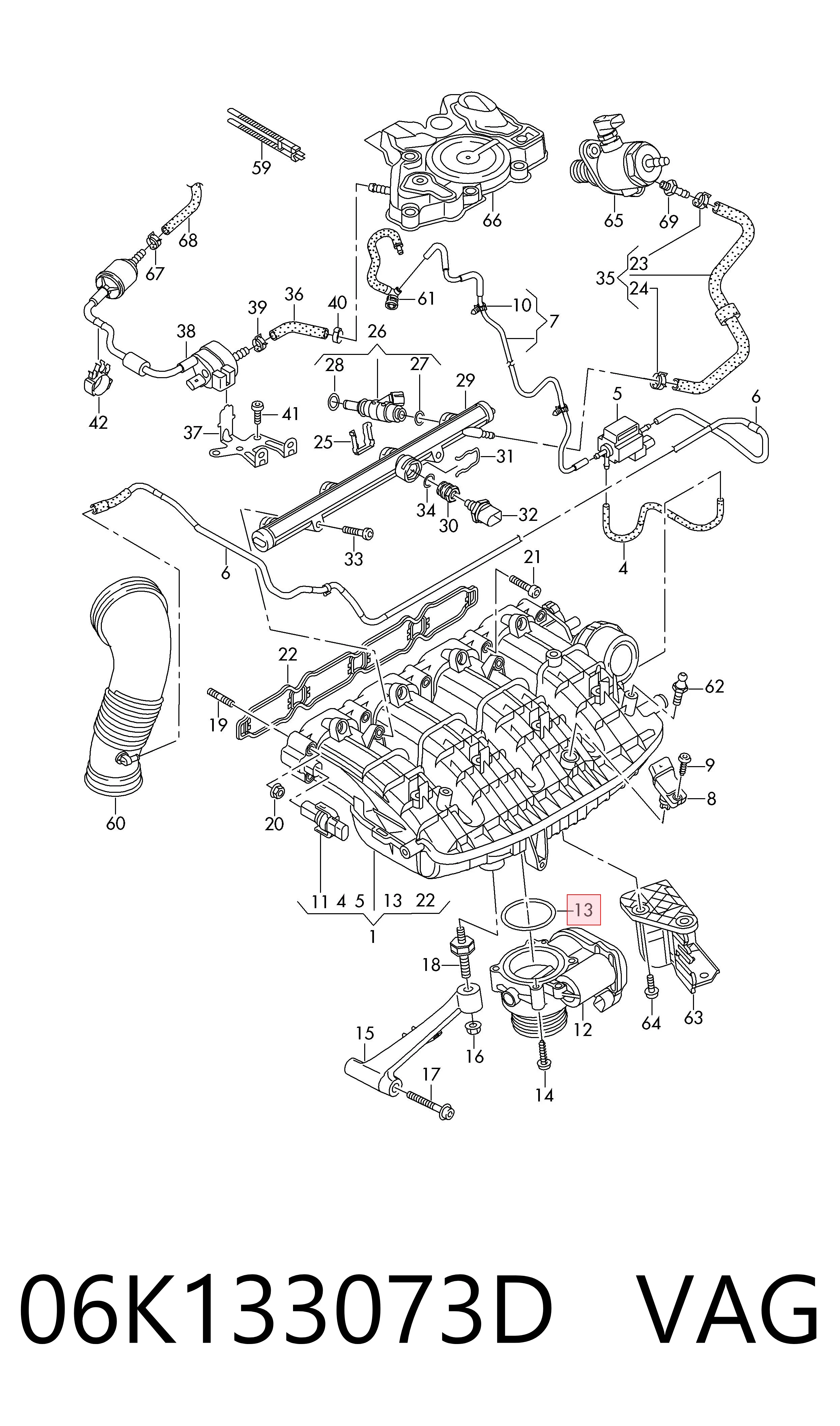  VAG 06K133073D precio, desde 7,73 EUR