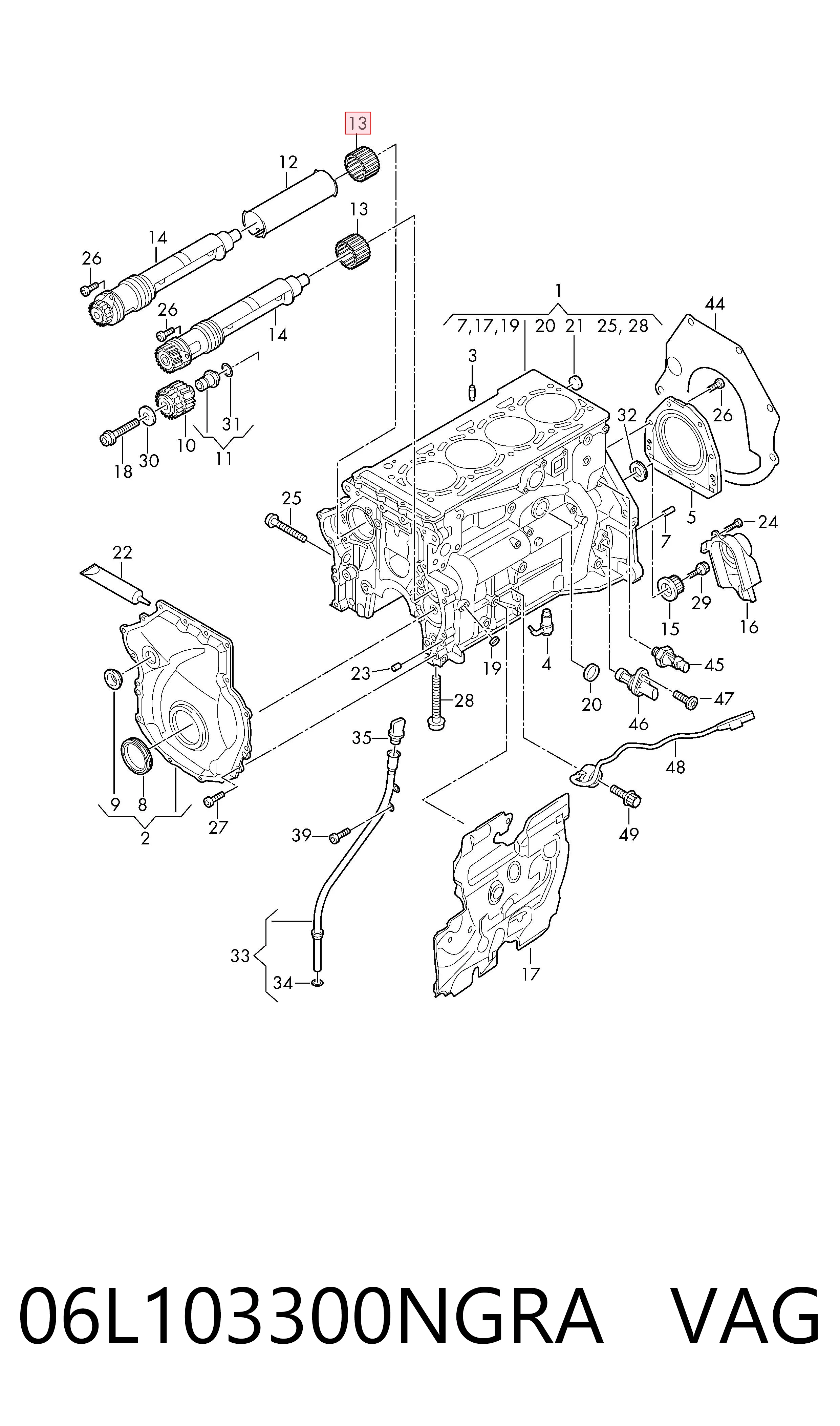 06L103300NGRA VAG