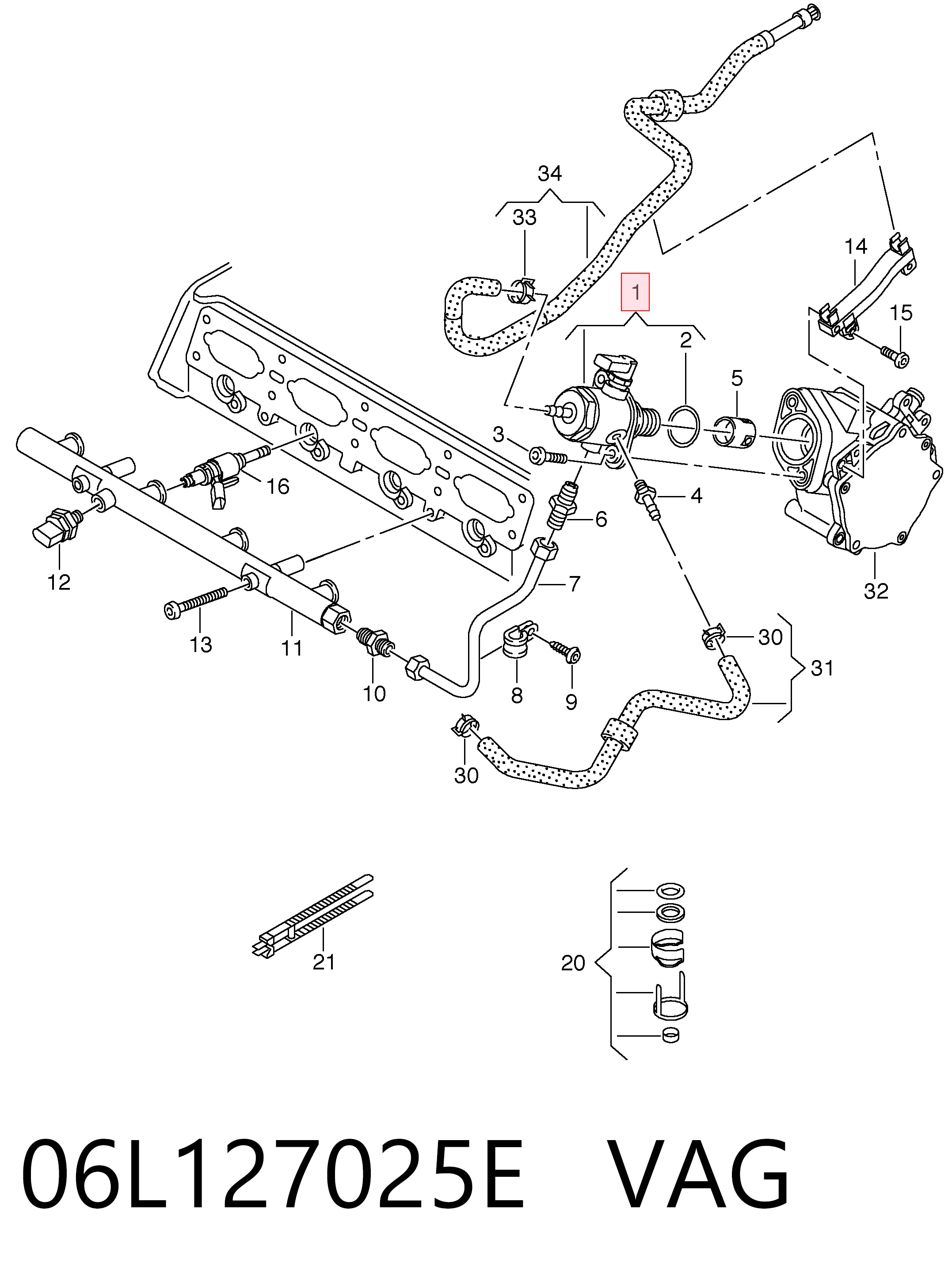Bomba de inyección Skoda Octavia IV (2019-2026)