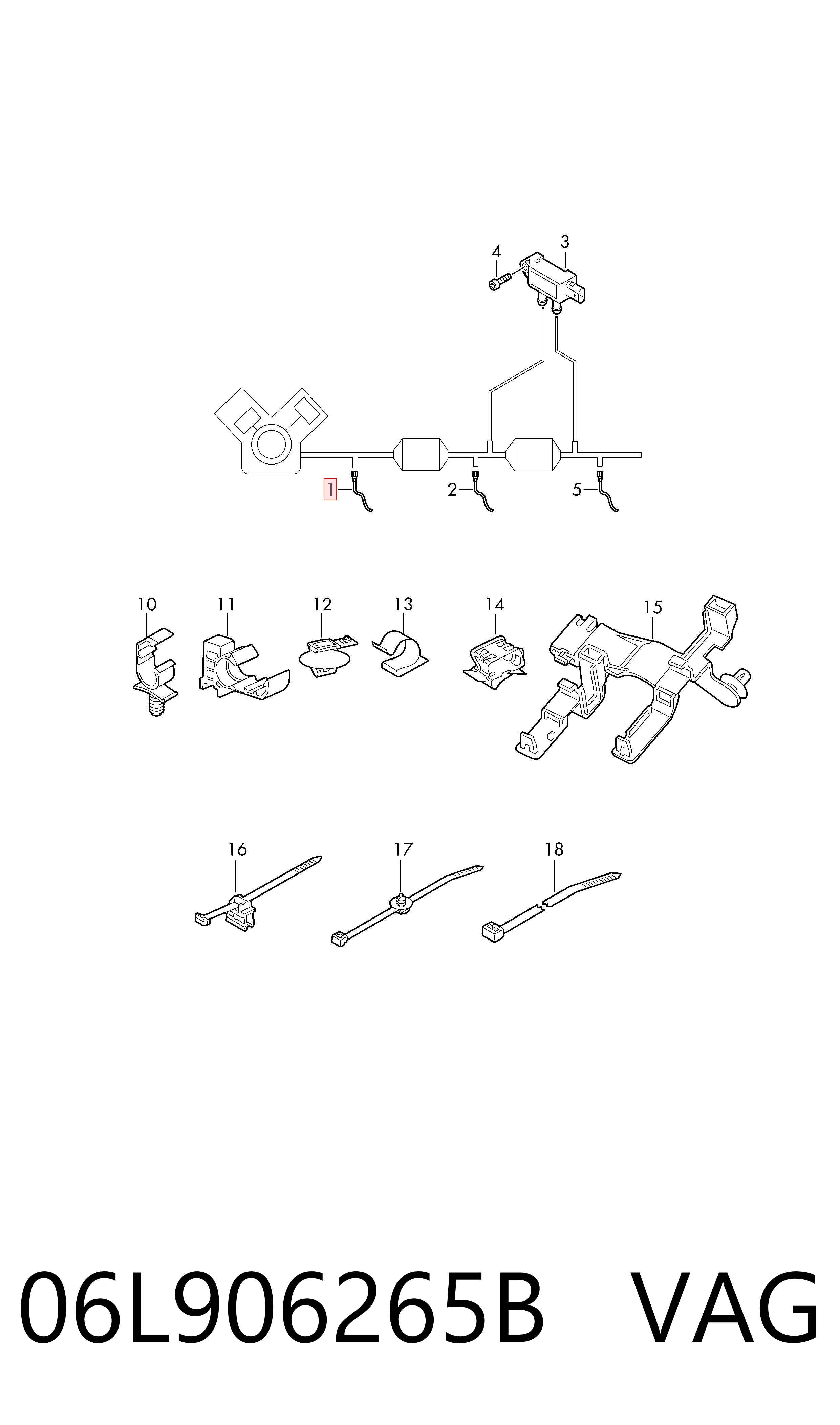 Sonda lambda para Audi A4 8W2, 8WC
