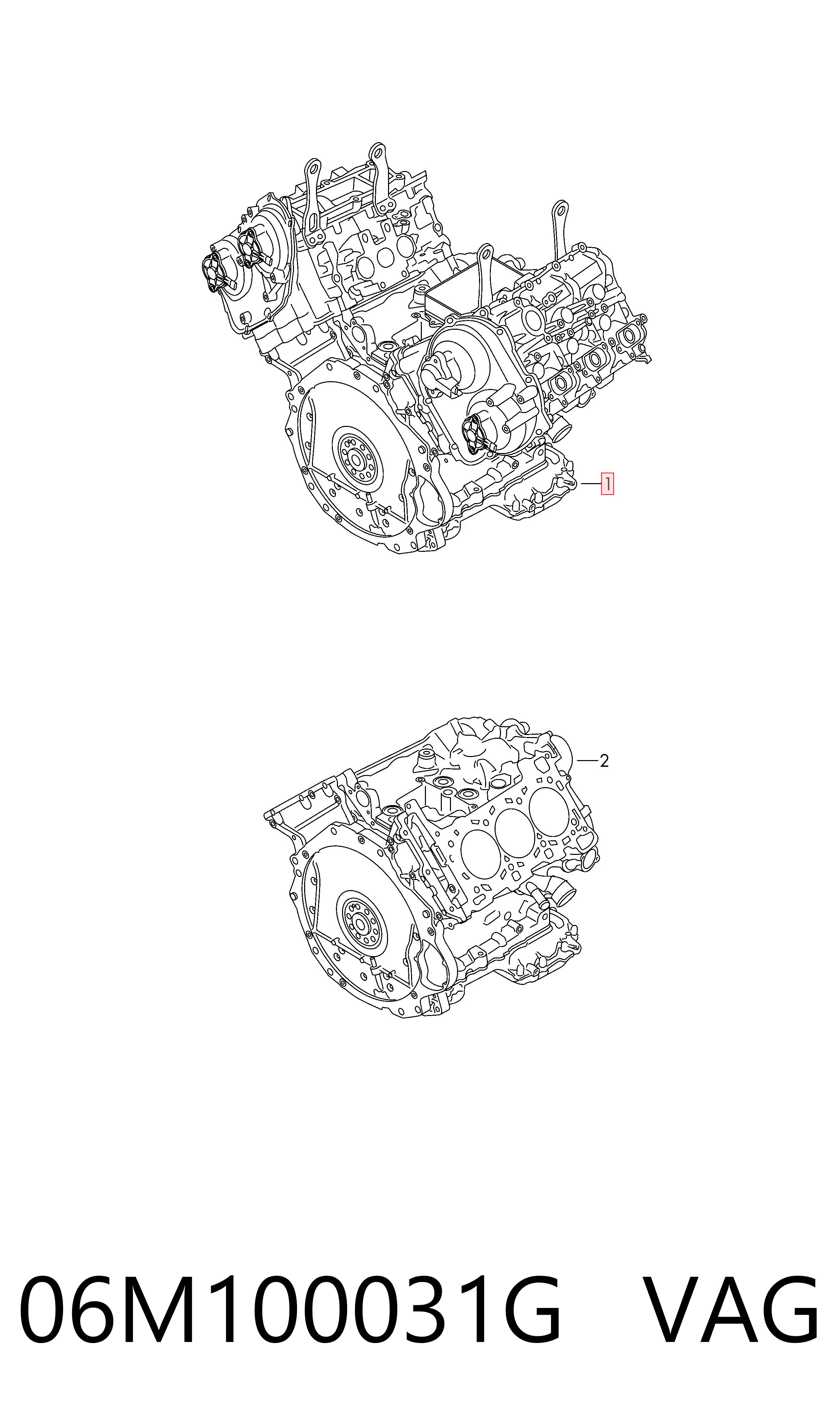 Motor completo para Audi A6 4A5