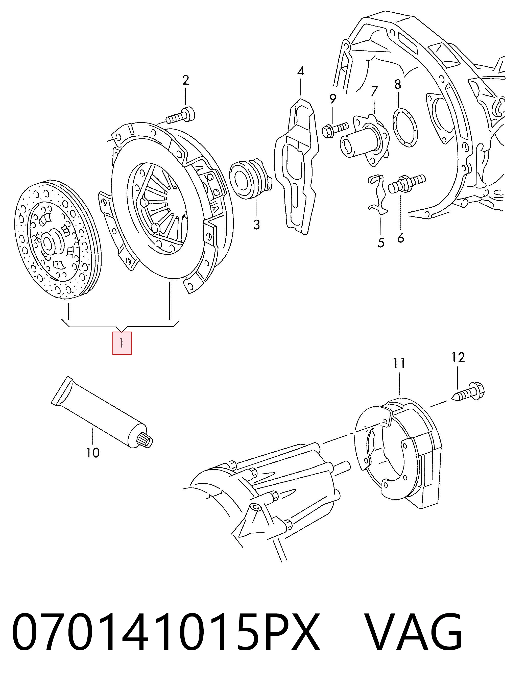 Mecanismo de embrague Audi Q7  desde 310,04 €