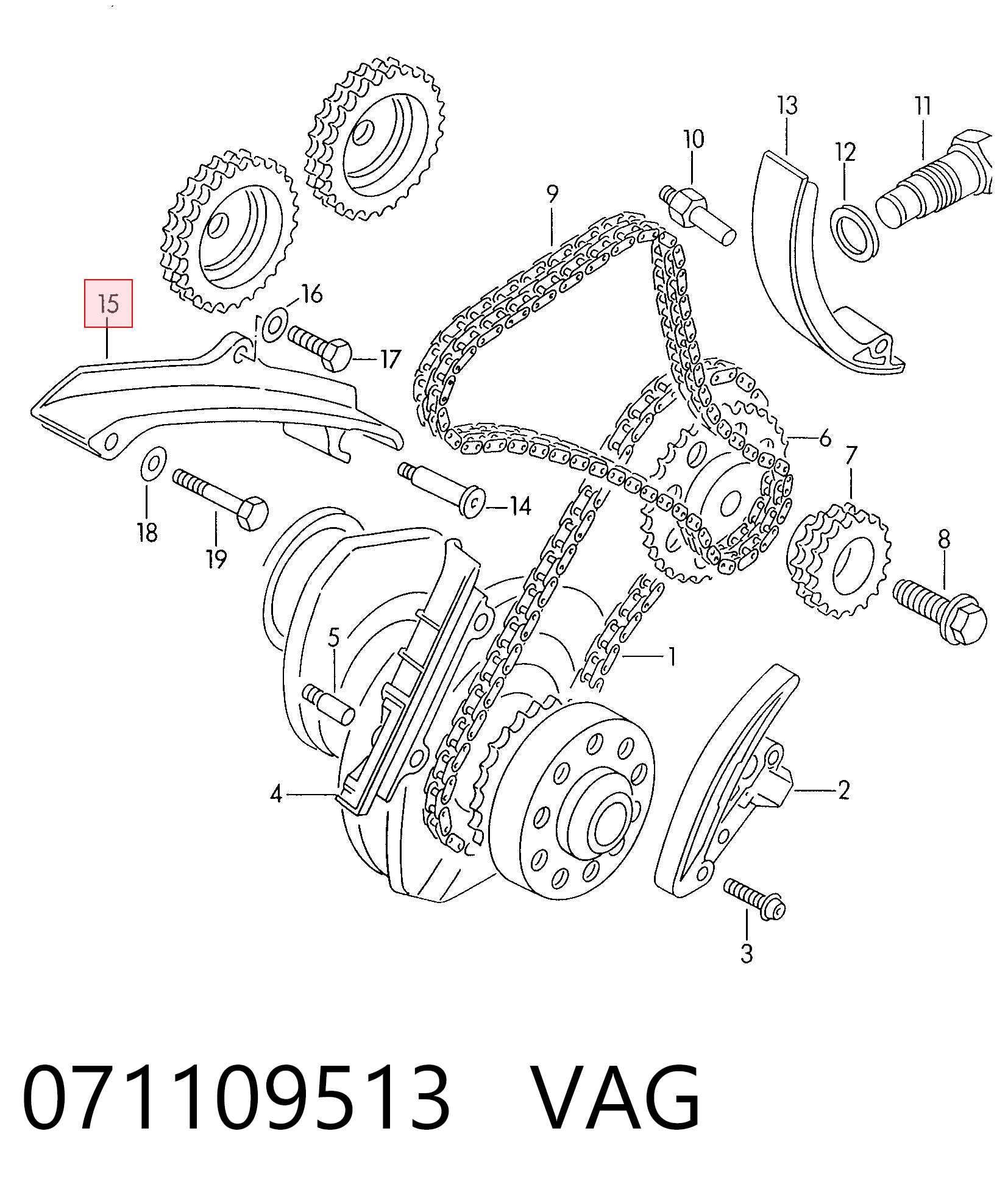 071109513 VAG Guía de cadena de distribución