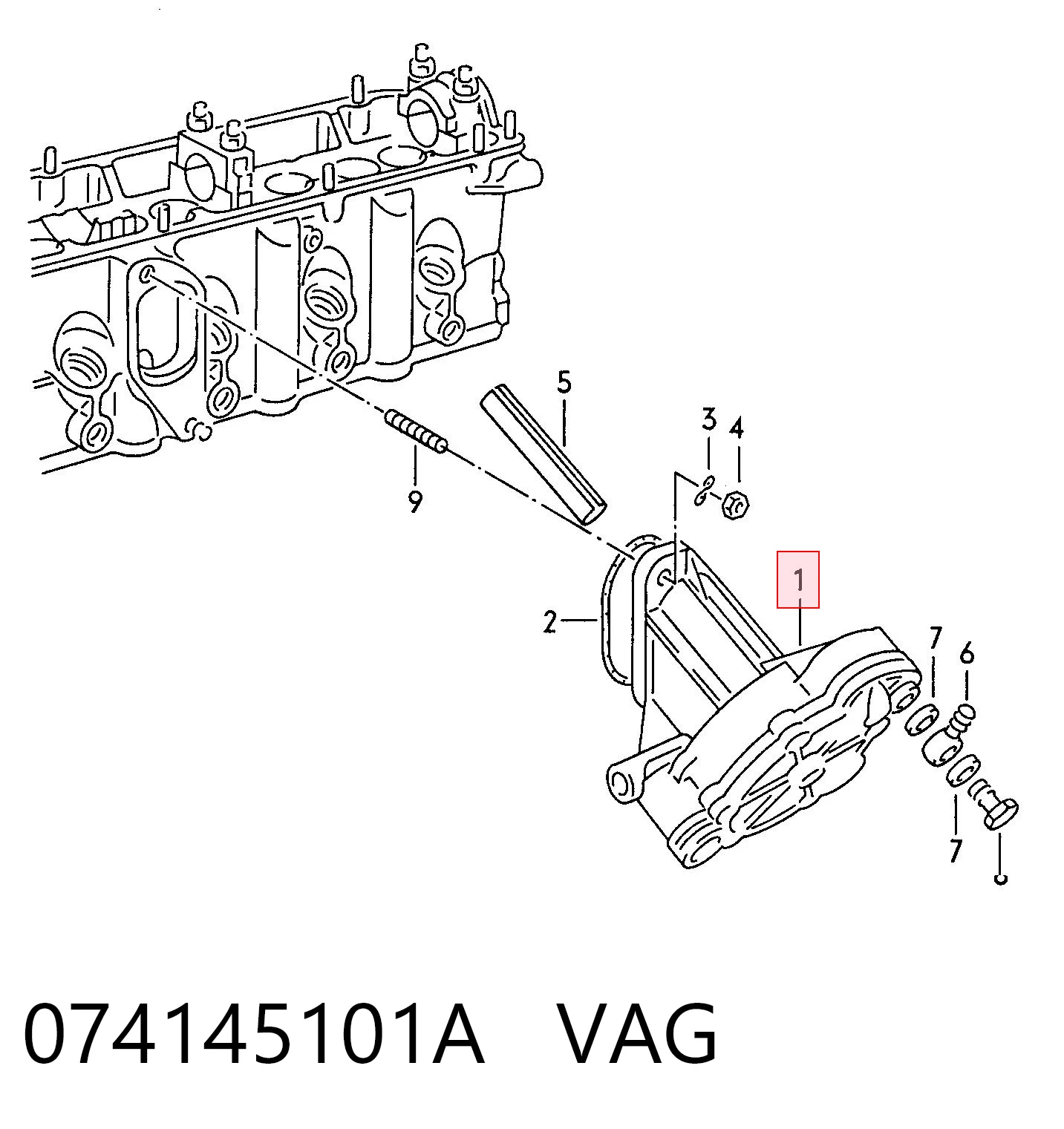 Depresor de freno  para Audi A6  (4A5)