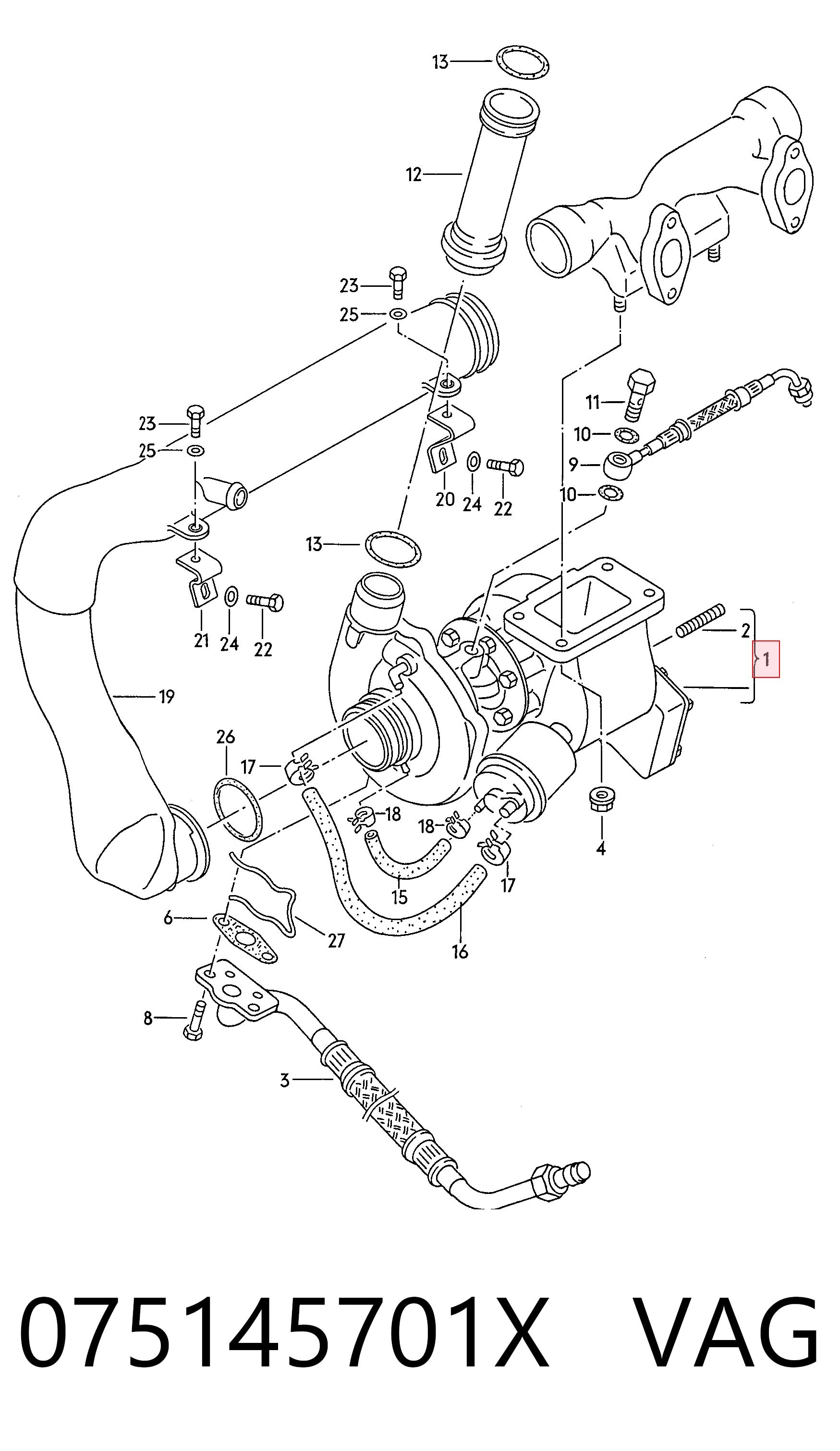 Turbo para motor para Volkswagen LT 28-35 I 