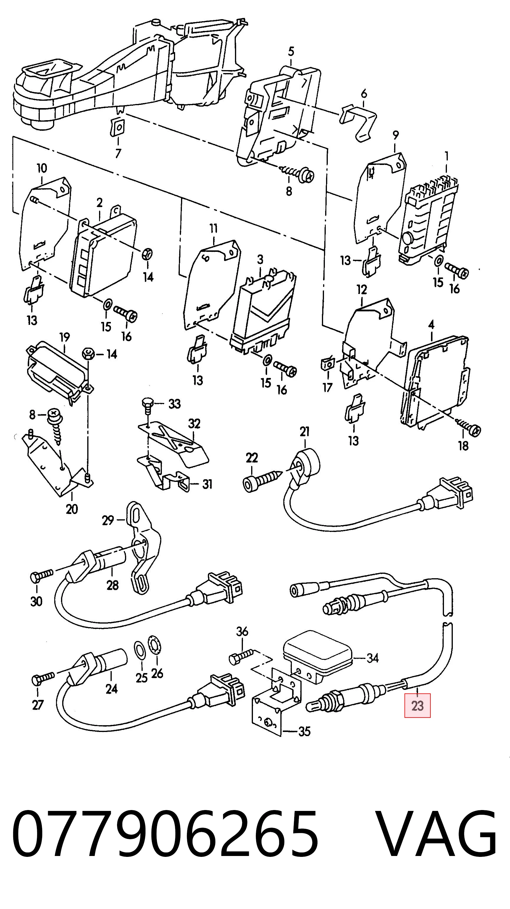 077906265 VAG Sonda lambda (NOx, O2)