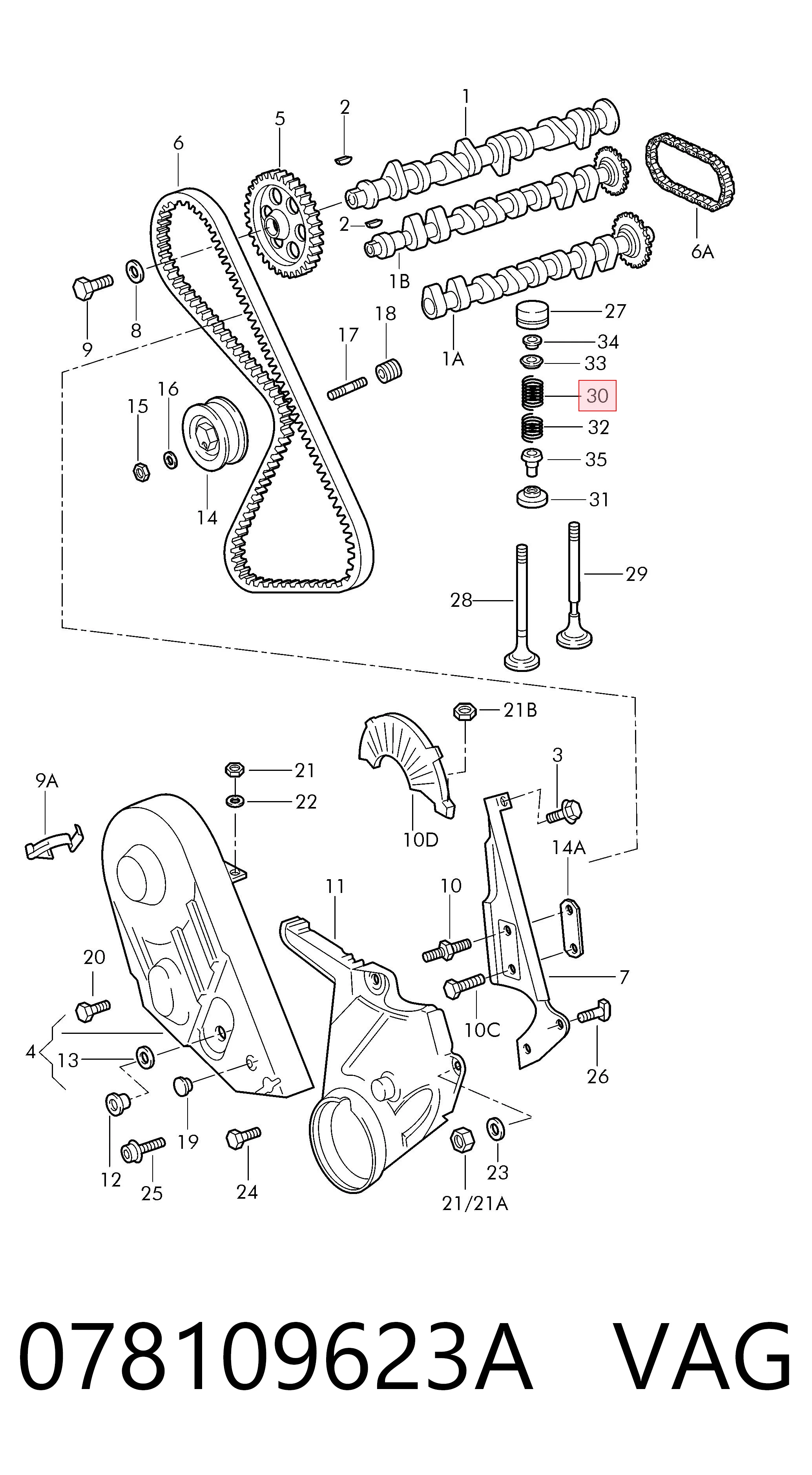  VAG 078109623A precio, desde 31,68 EUR