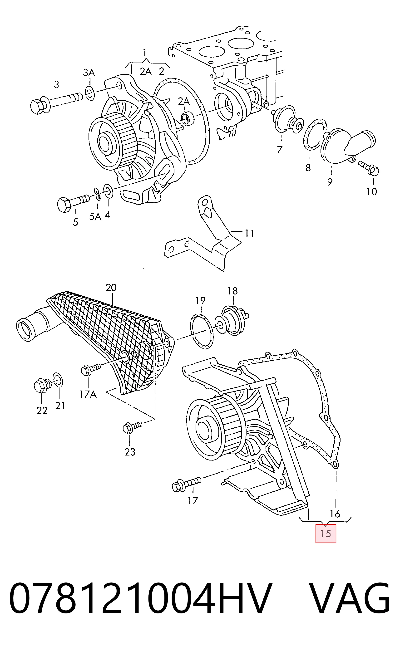 Motor de agua A6  familiar (2000-2005) original desde 57,50 €