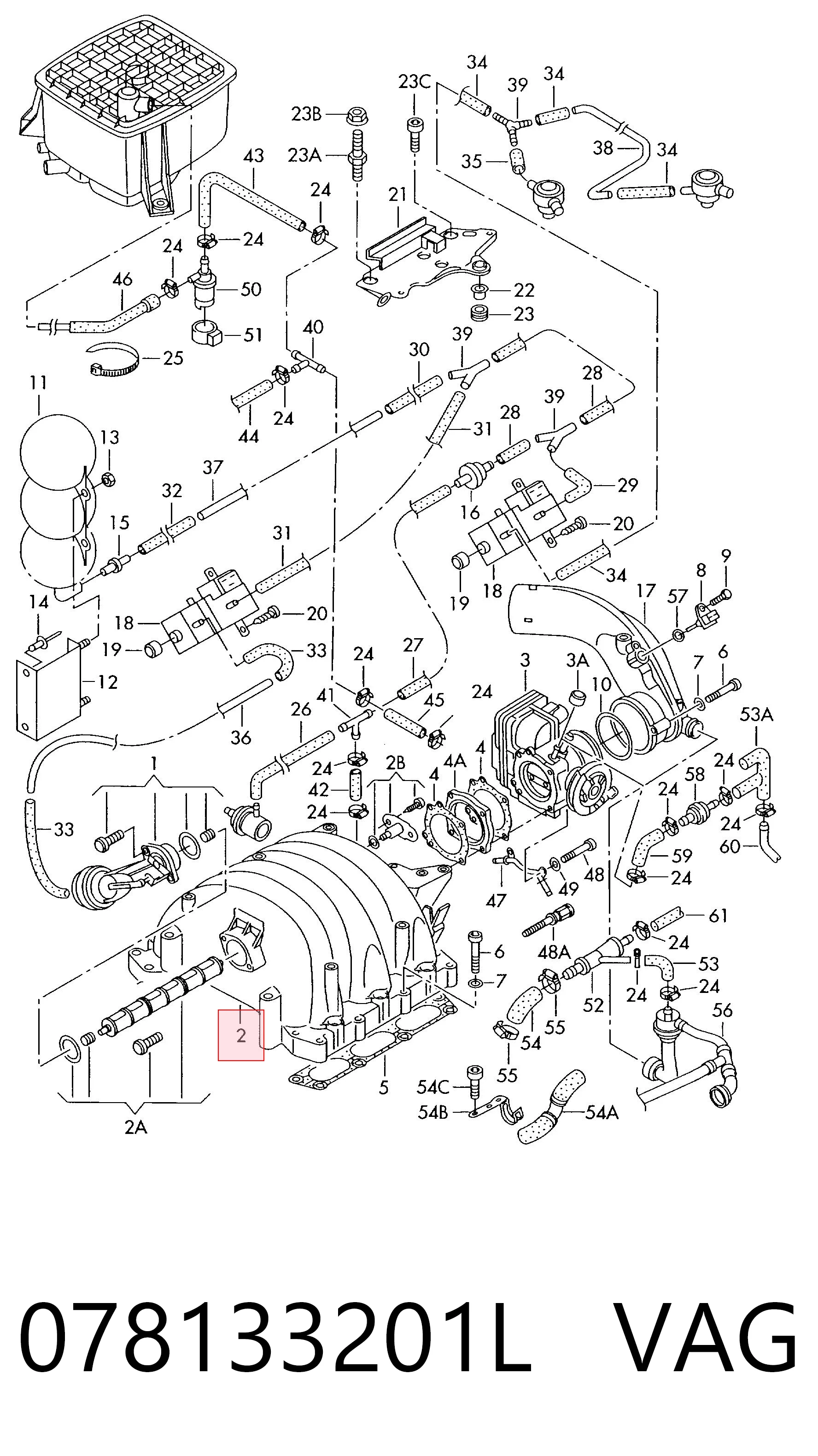 Comprar Colector de admisión Audi A6  4A5 a bajo precio