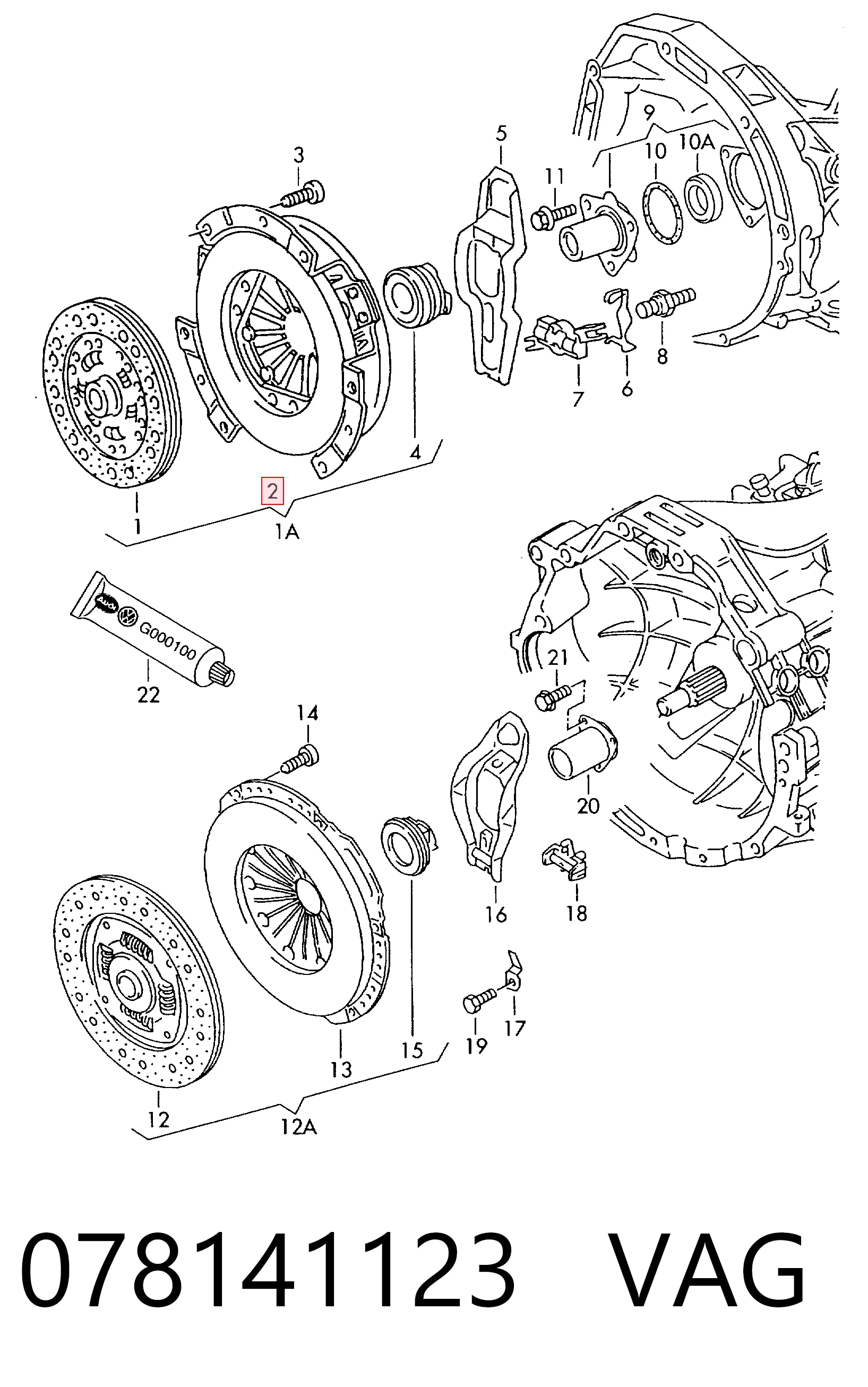 Comprar Plato de presión de embrague Audi 80 B4 8C2