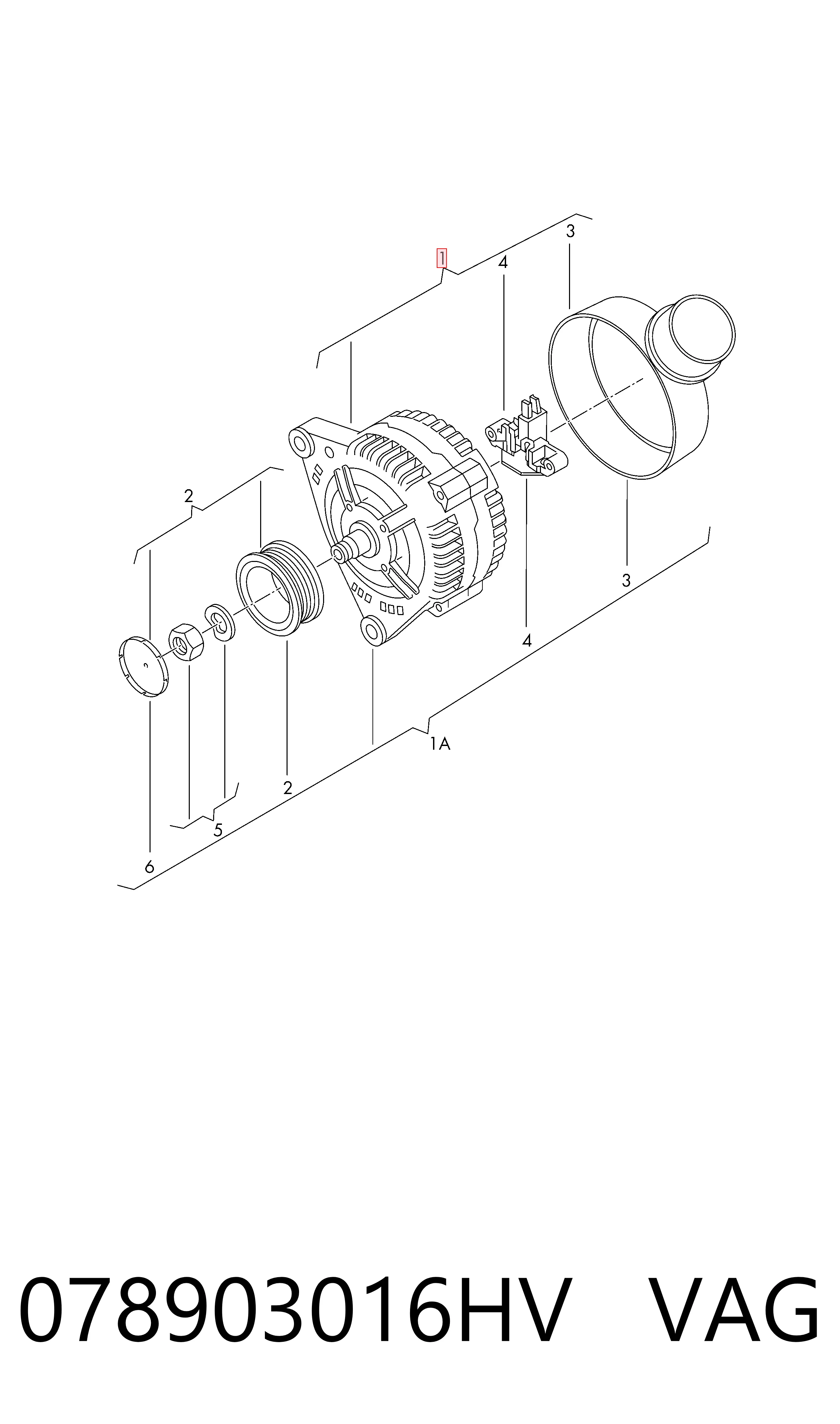 Alternador del motor Audi A6 desde 95,83 €