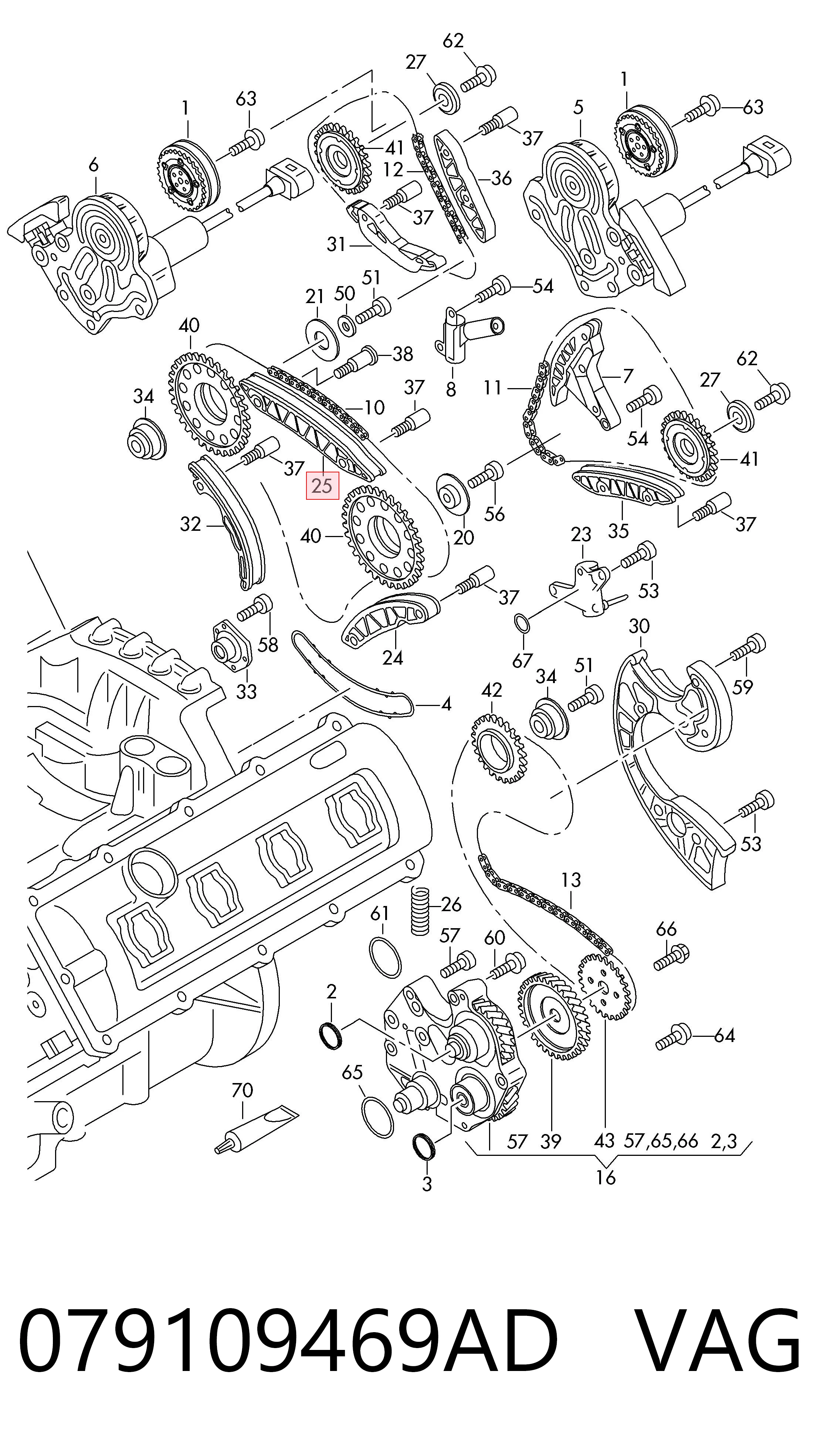  VAG 079109469AD precio, desde 43,86 EUR