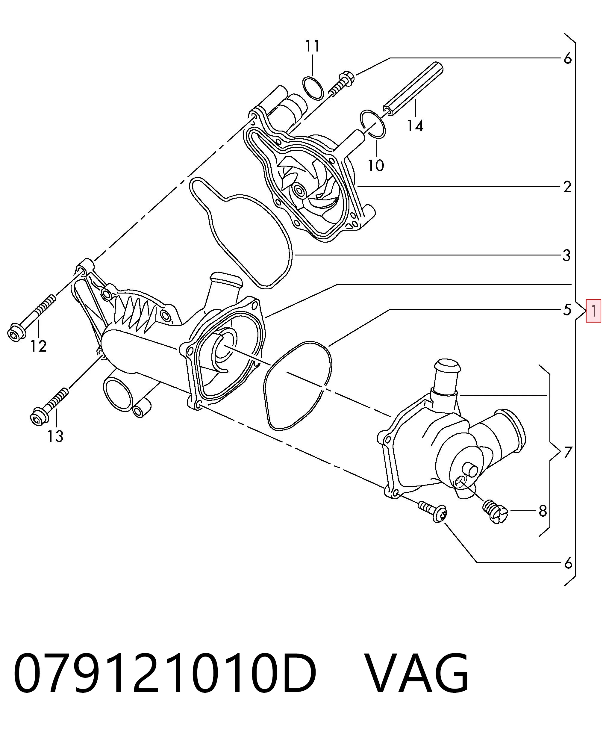 079121010D VAG