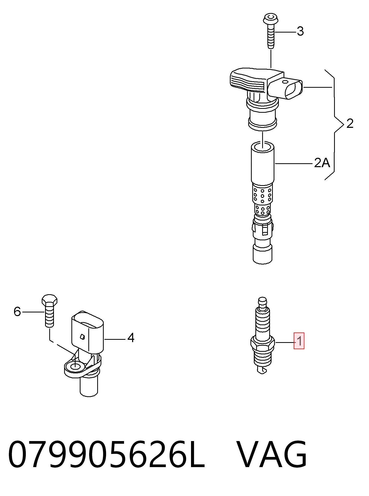 Bujías VAG 079905626L precio, desde 22,17 EUR