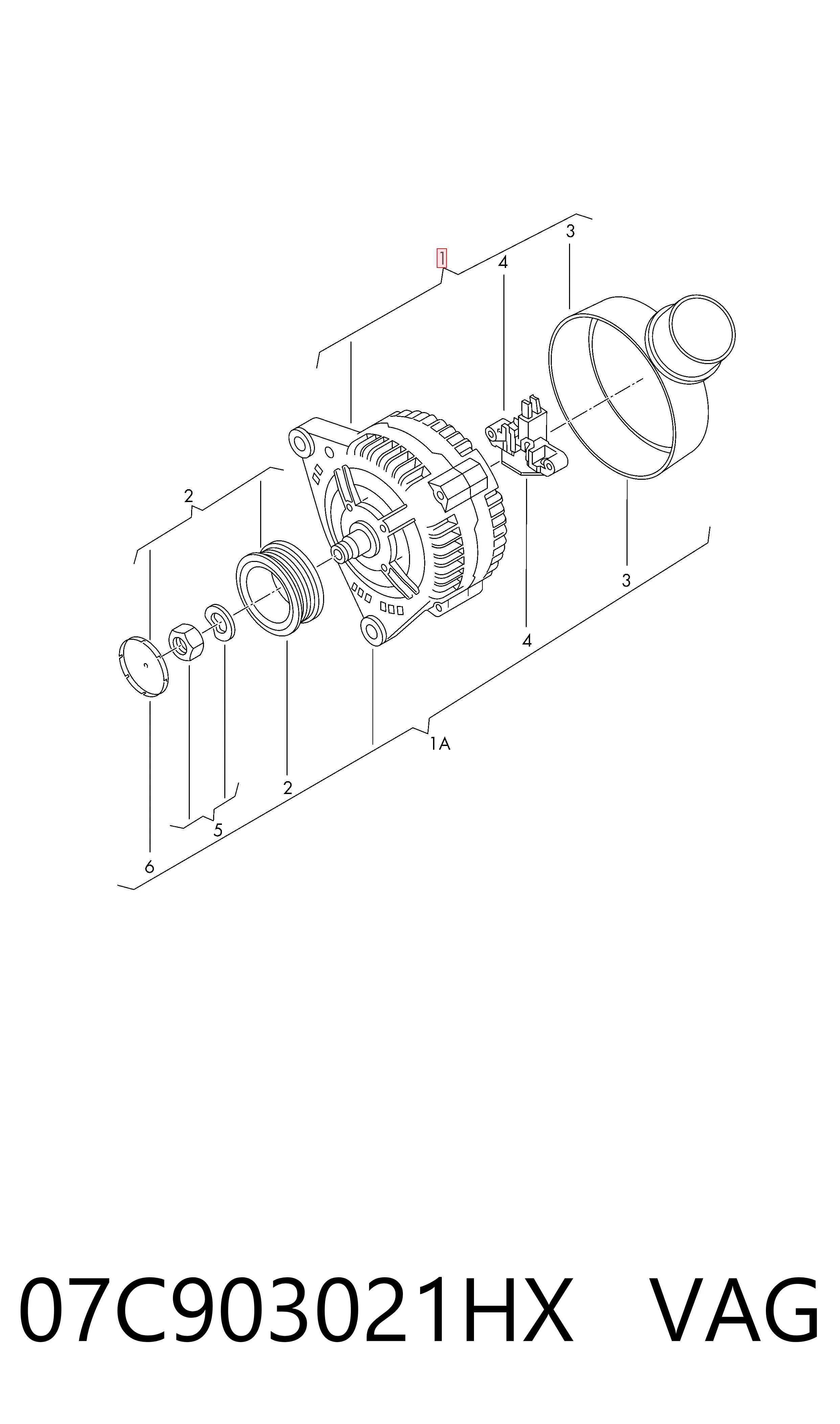 07C903021HX VAG
