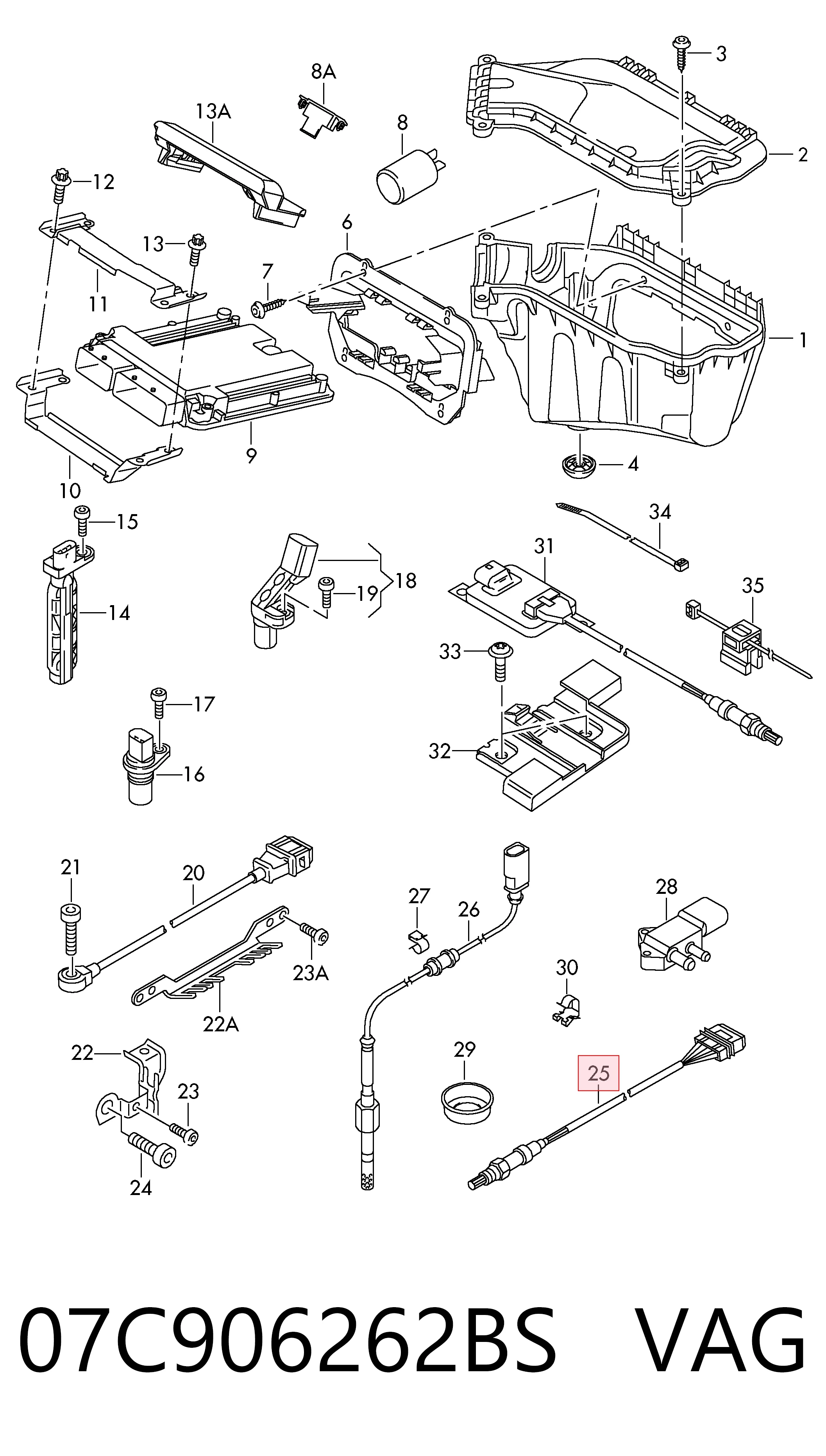 Sonda de oxígeno Volkswagen Touareg II SUV (7P5, 7P6) (2010 - 2017) precio, desde 92,56 EUR