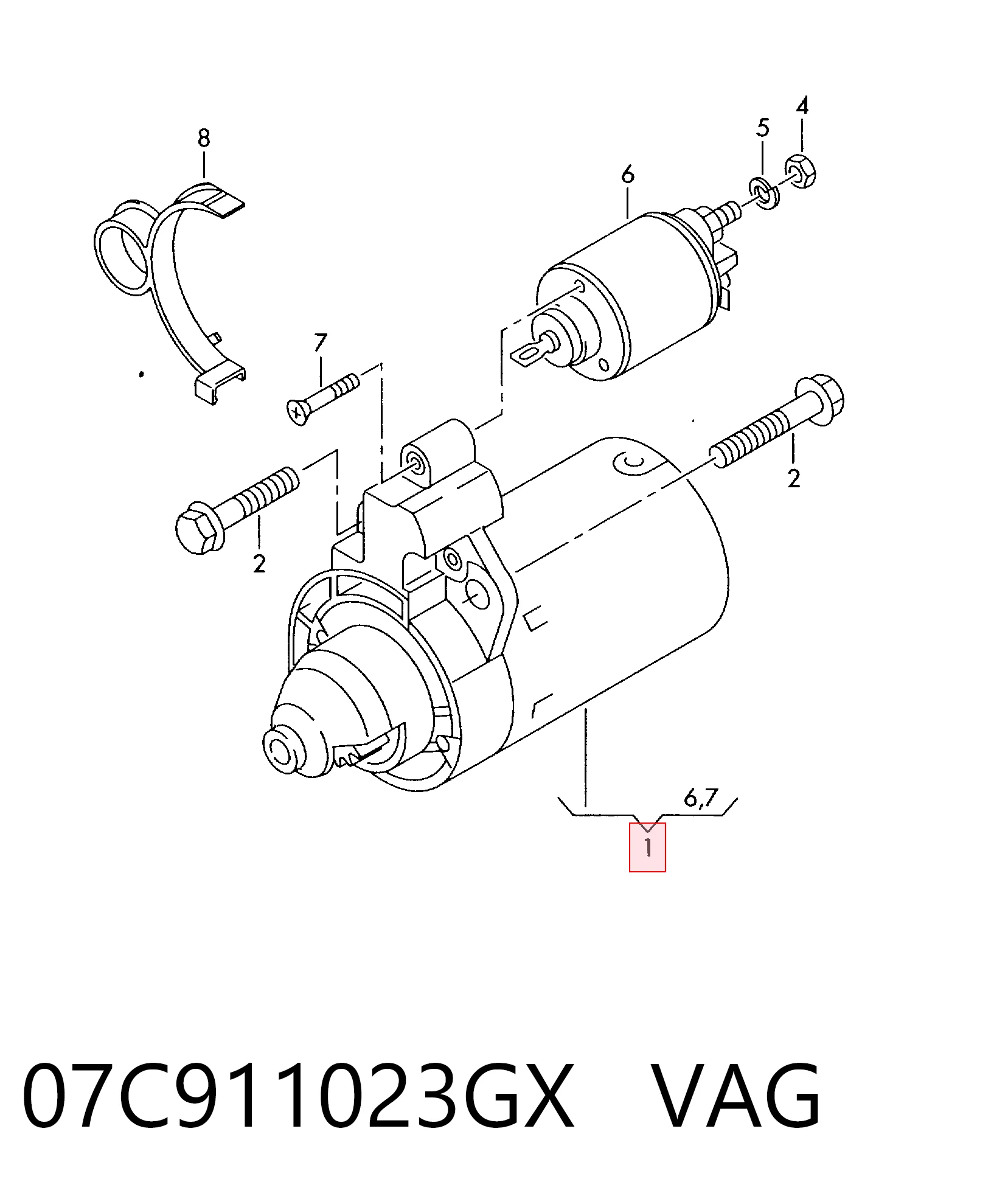 07C911023GX VAG