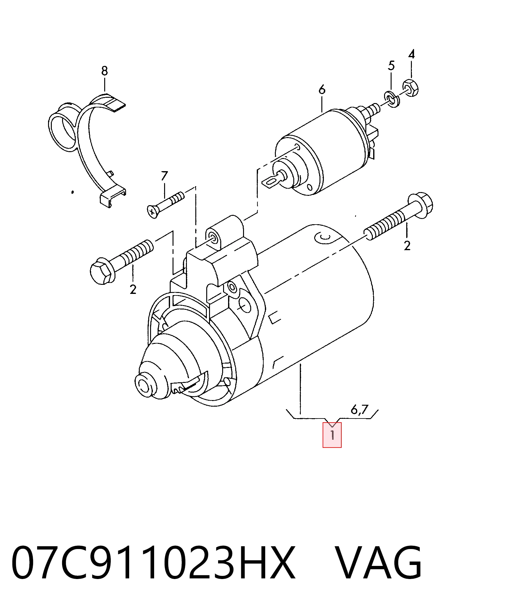 07C911023HX VAG