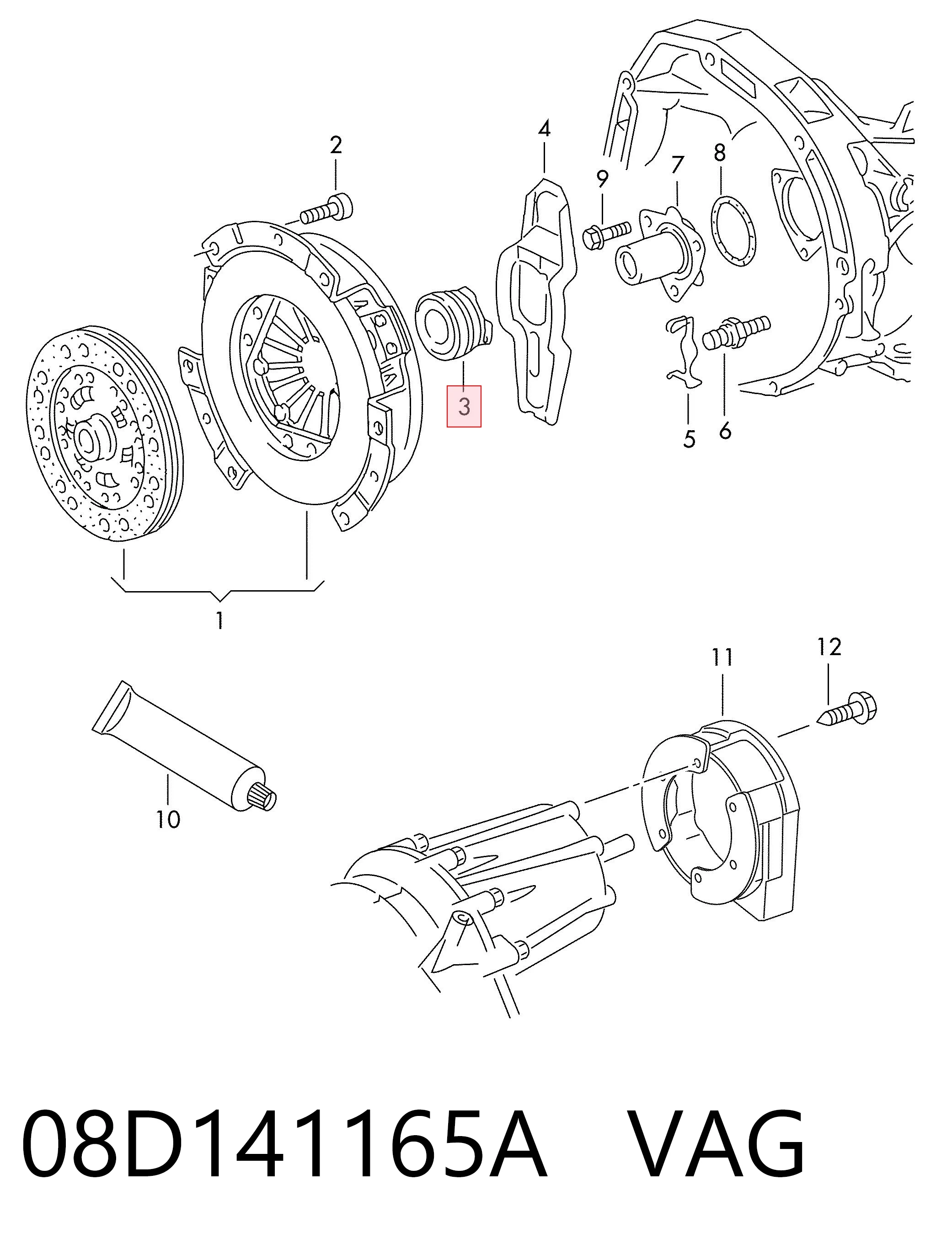 Comprar Cojinete de embrague Audi Q7 4LB a bajo precio
