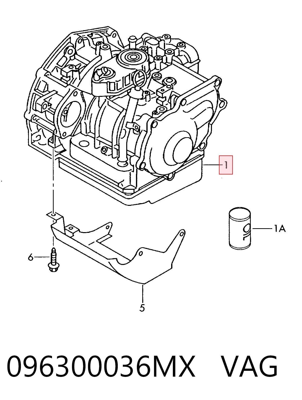 Comprar Transmisión automática ensamblada Volkswagen Golf III 1E7 a bajo precio
