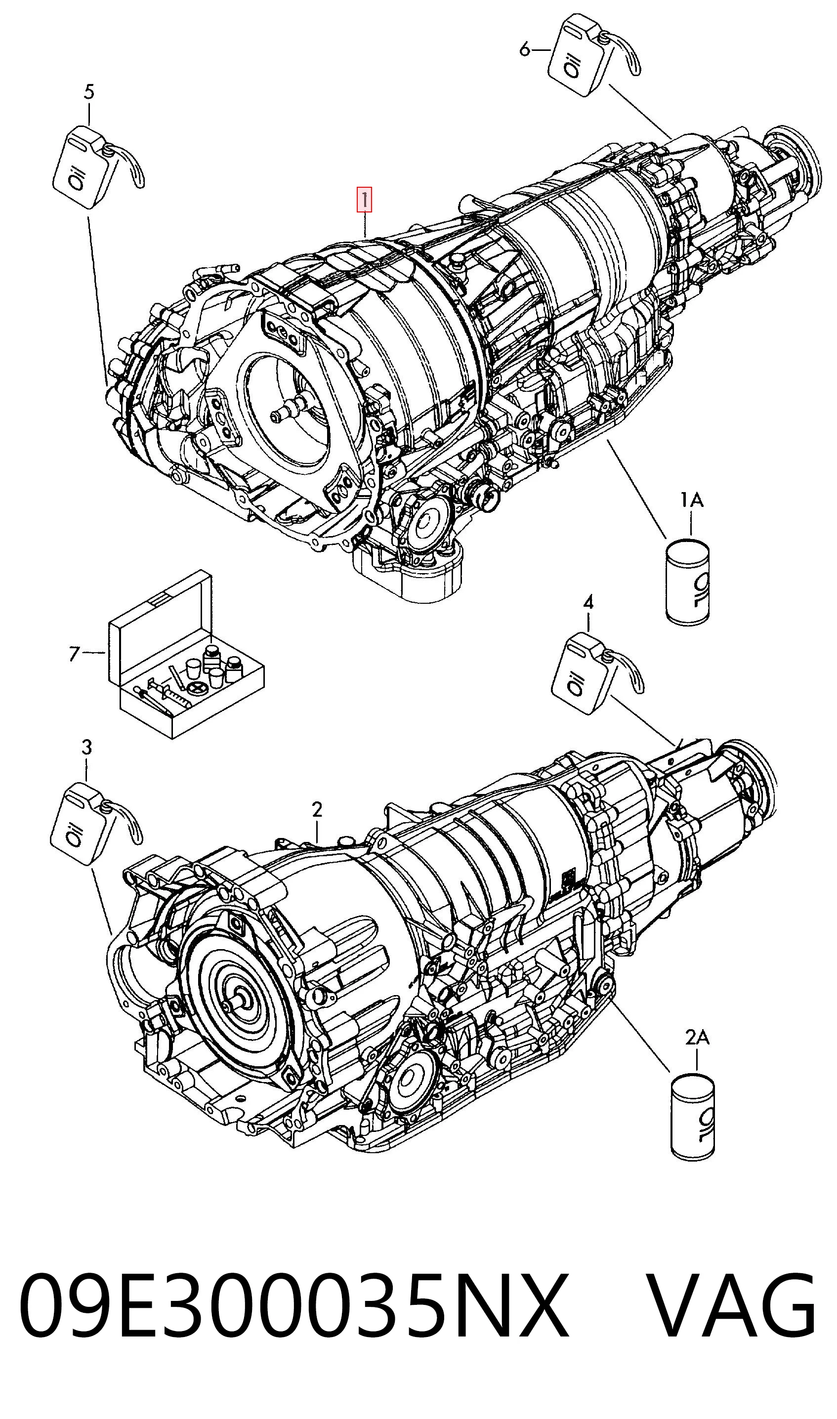 Transmisión automática para Audi A8 D3 4E2, 4E8