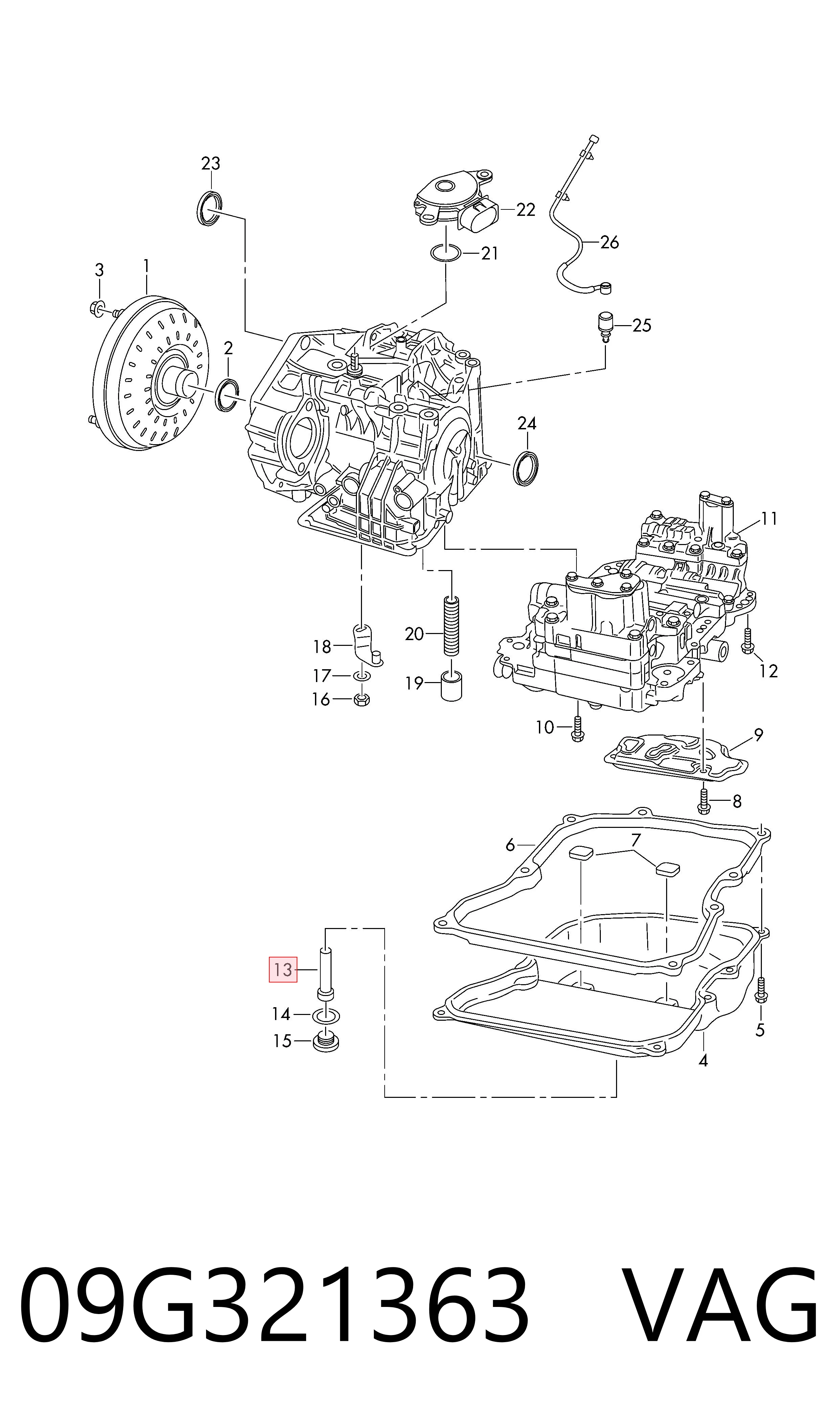  VAG 09G321363 precio, desde 50,07 EUR