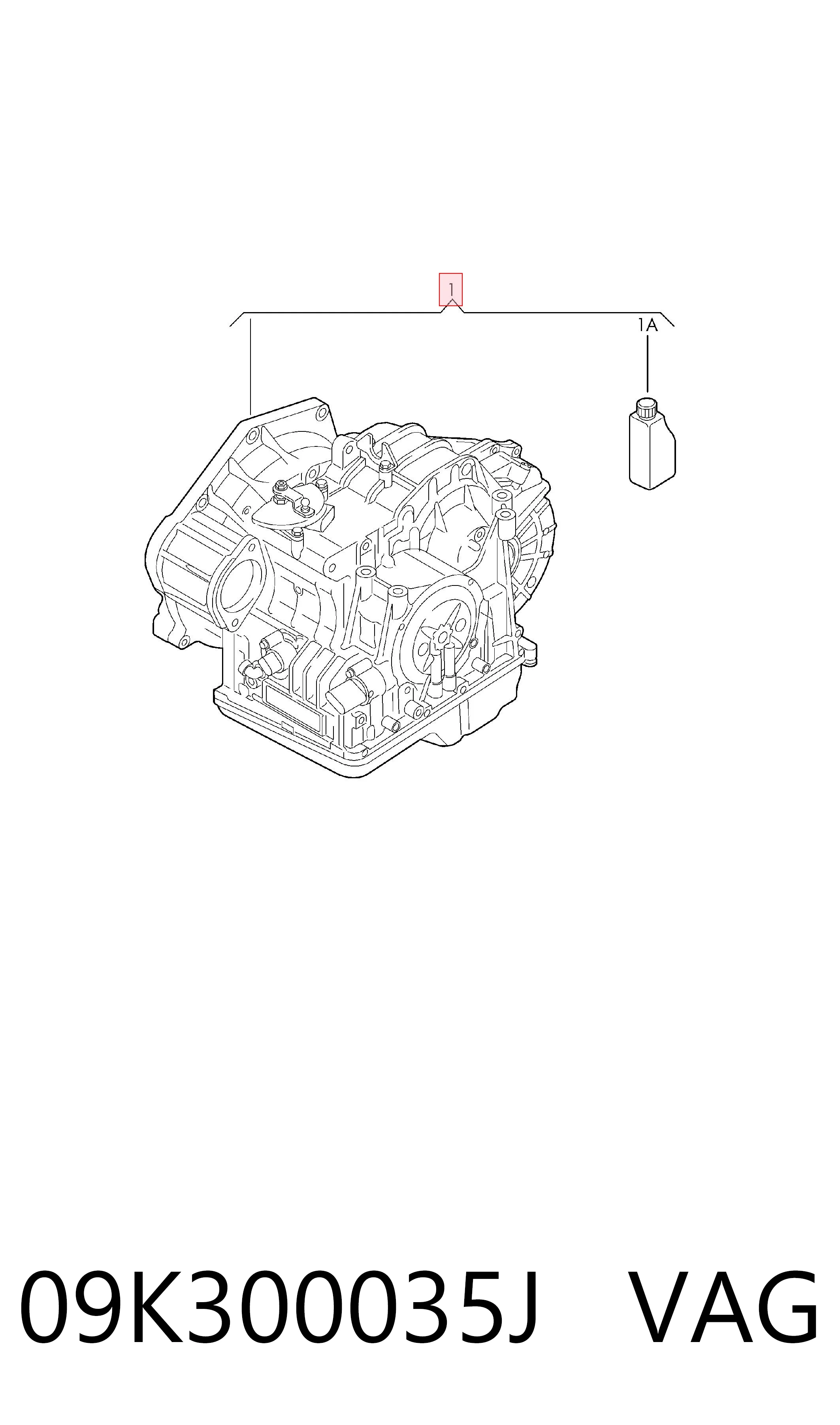 Caja de cambios automática para Volkswagen Transporter 7JD, 7JE