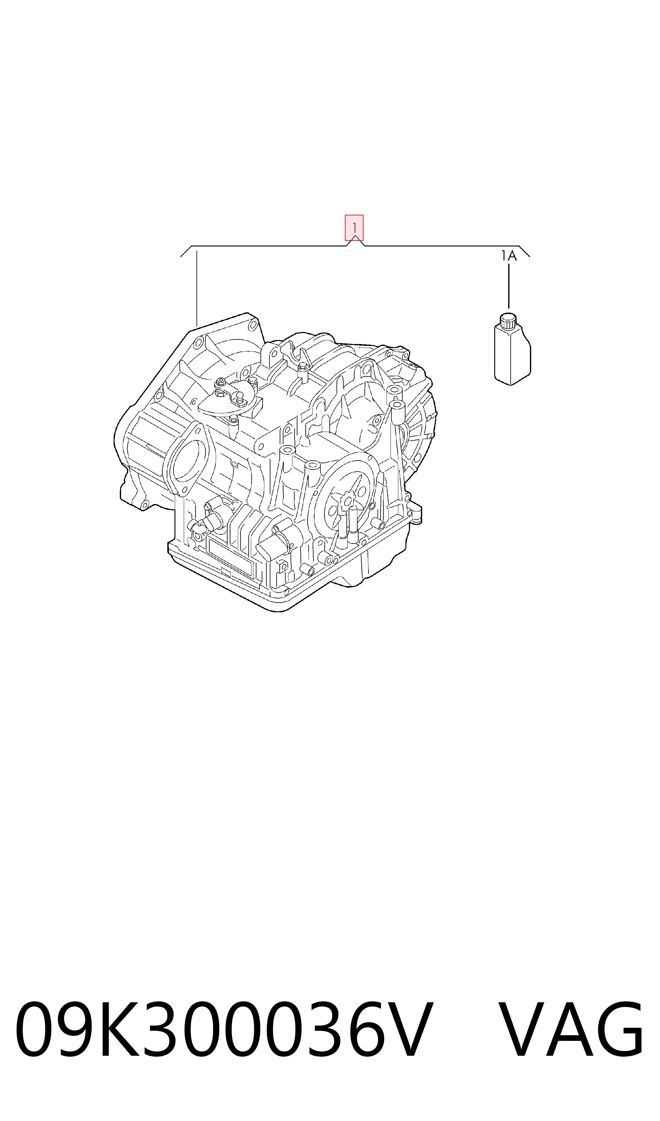 Transmisión automática para Volkswagen Multivan T5 7HM, 7HN, 7HF, 7EF, 7EM, 7EN