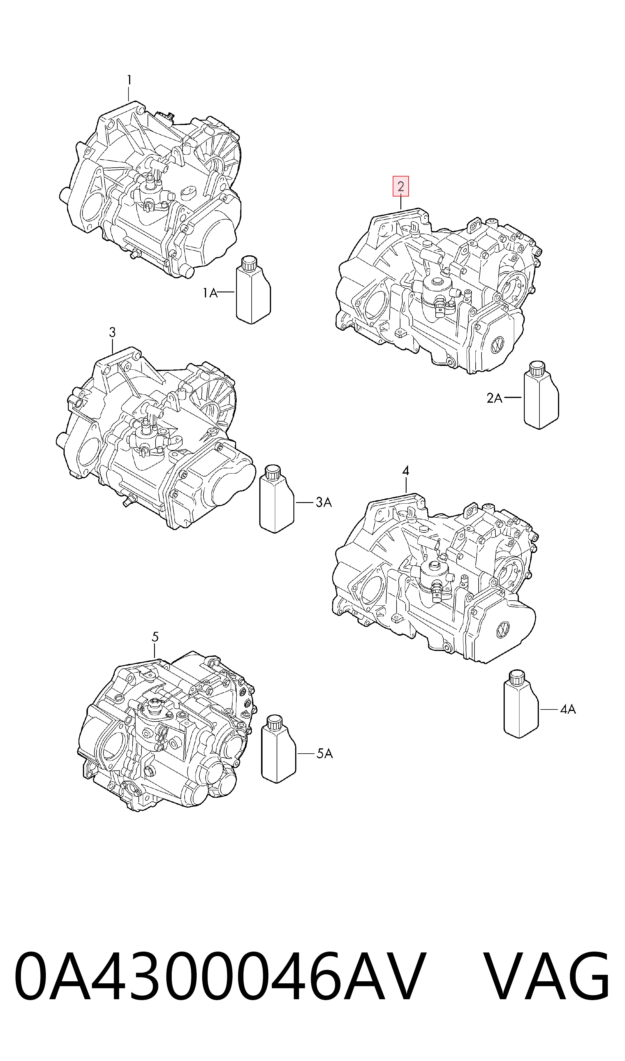 0A4300046AV VAG