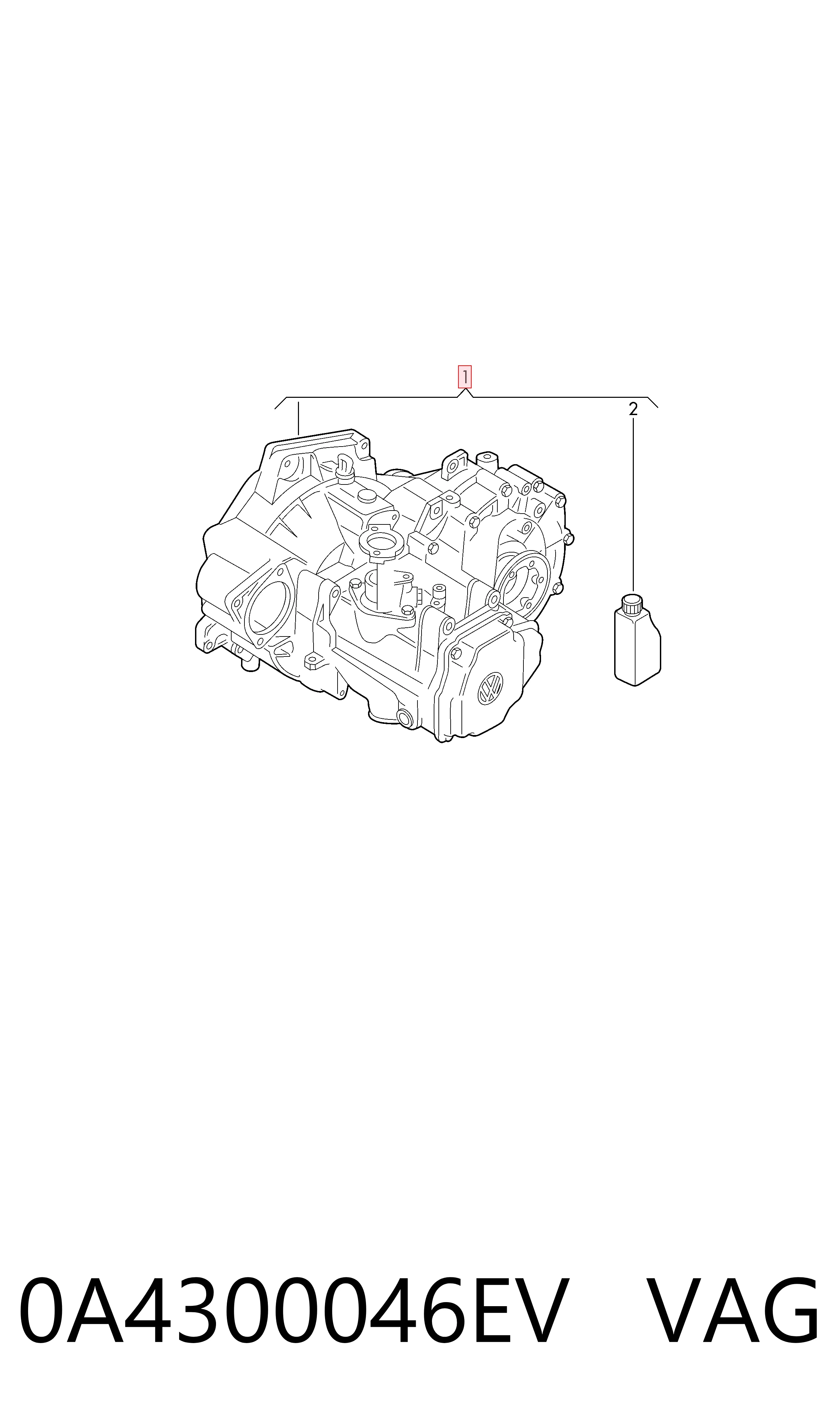 0A4300046EV VAG