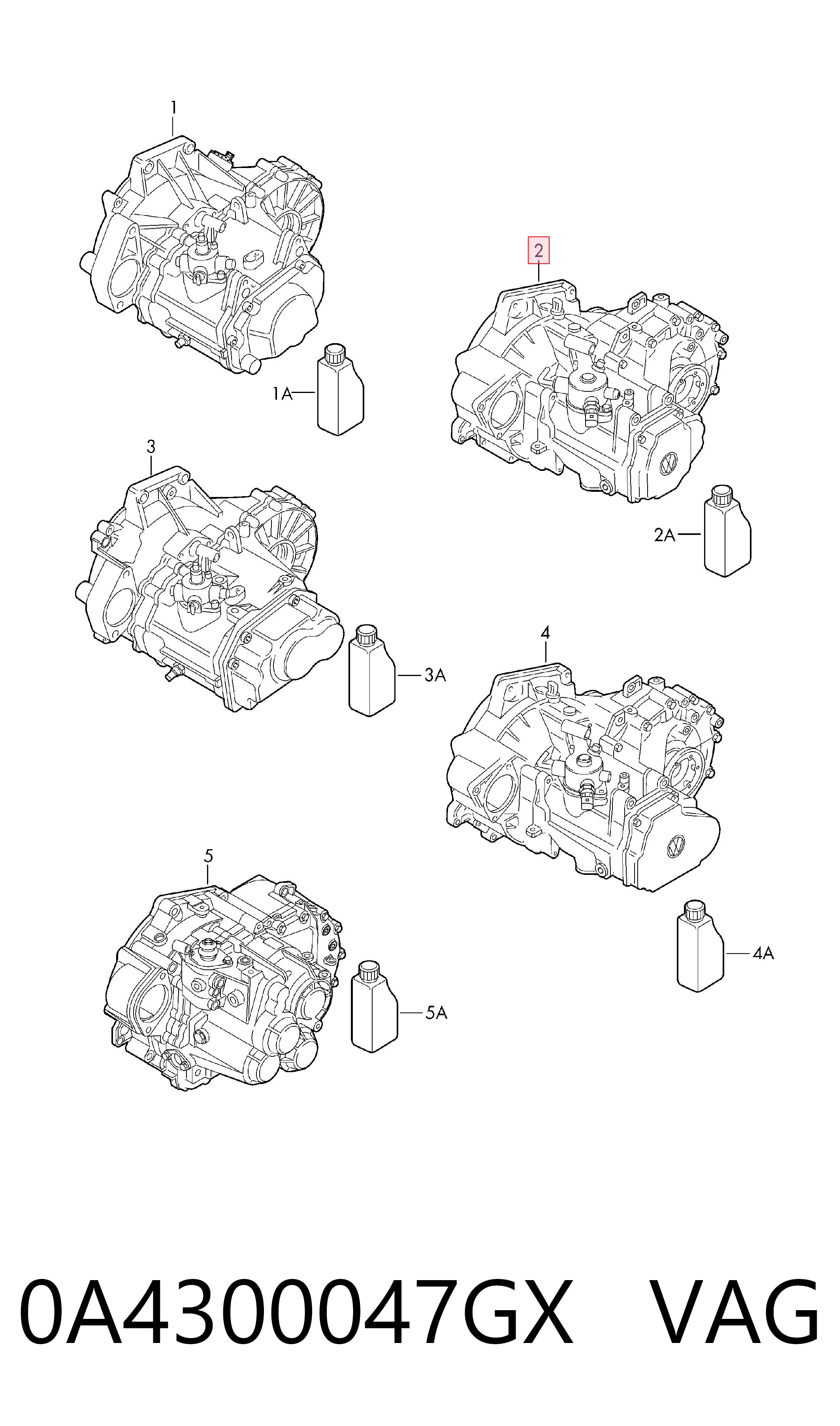 0A4300047GX VAG