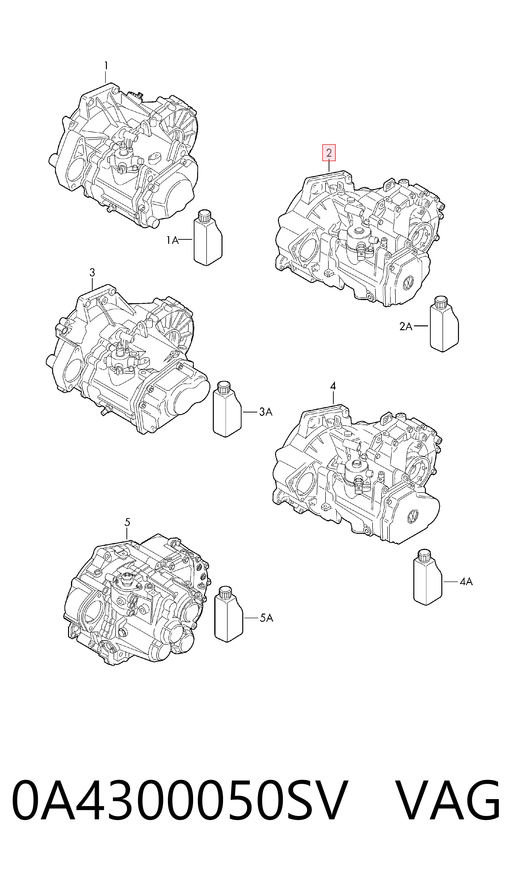 0A4300050SV VAG