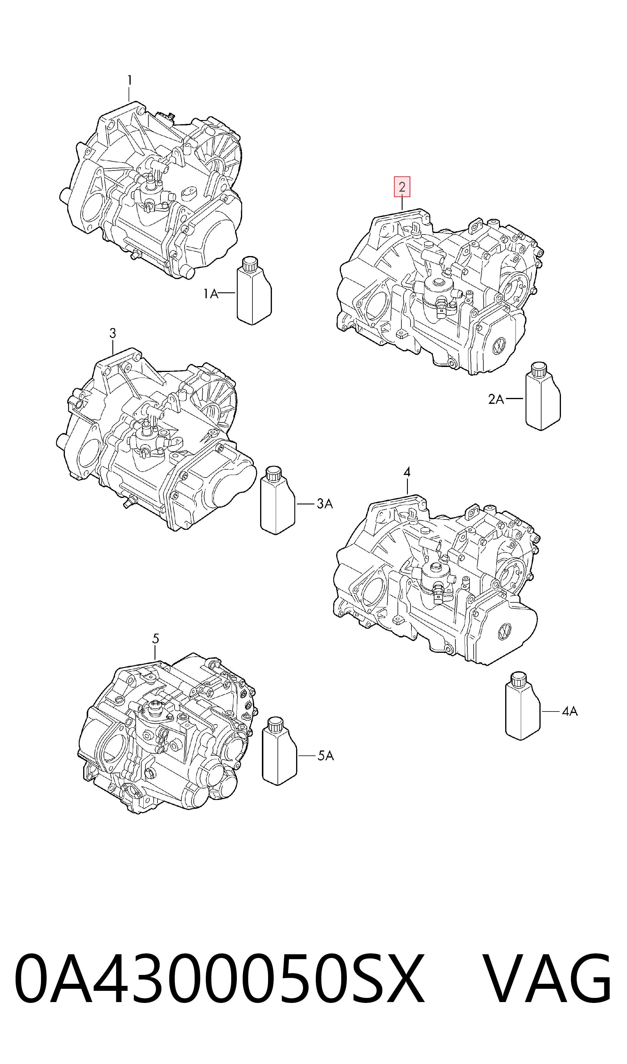 0A4300050SX VAG