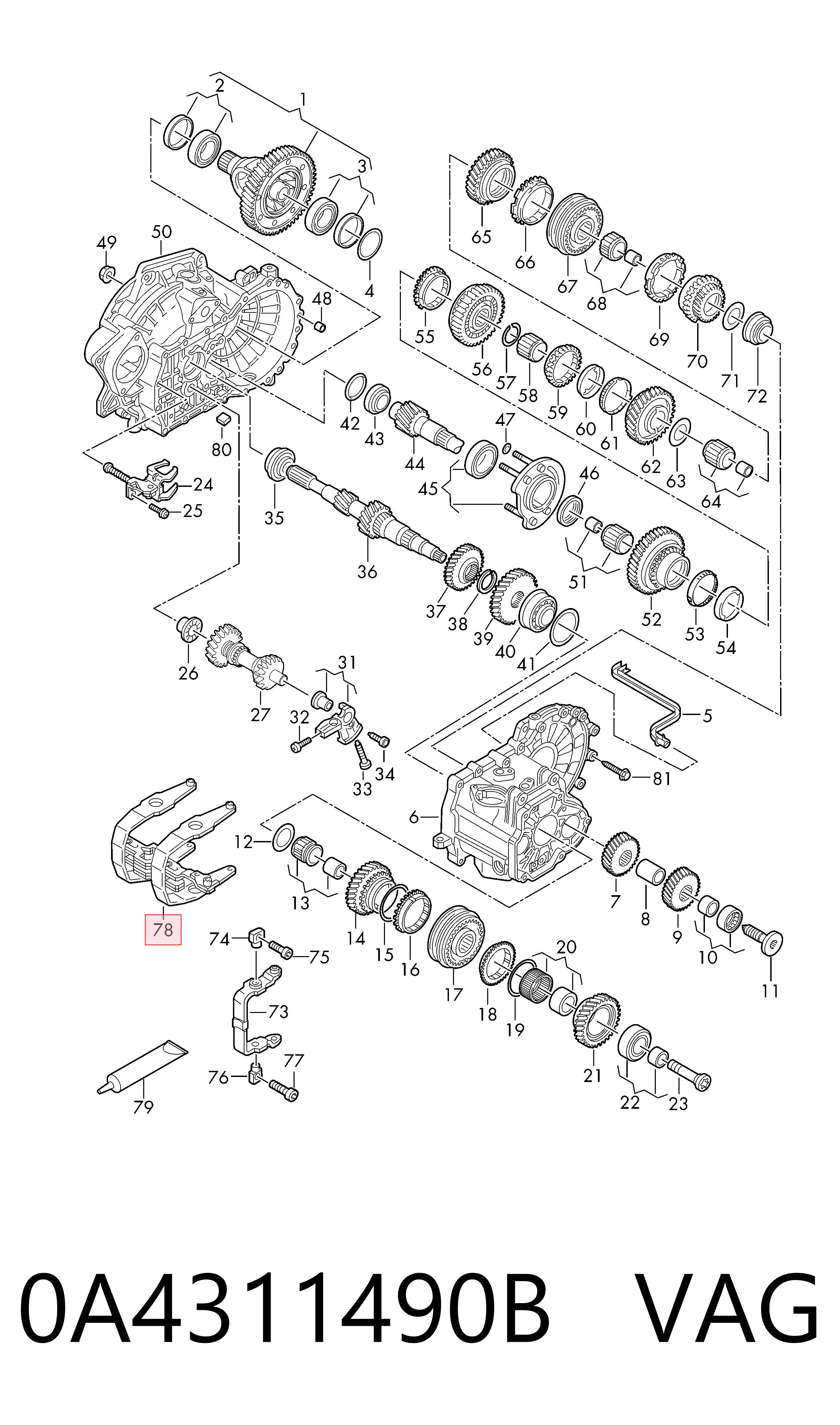 0A4311490B VAG
