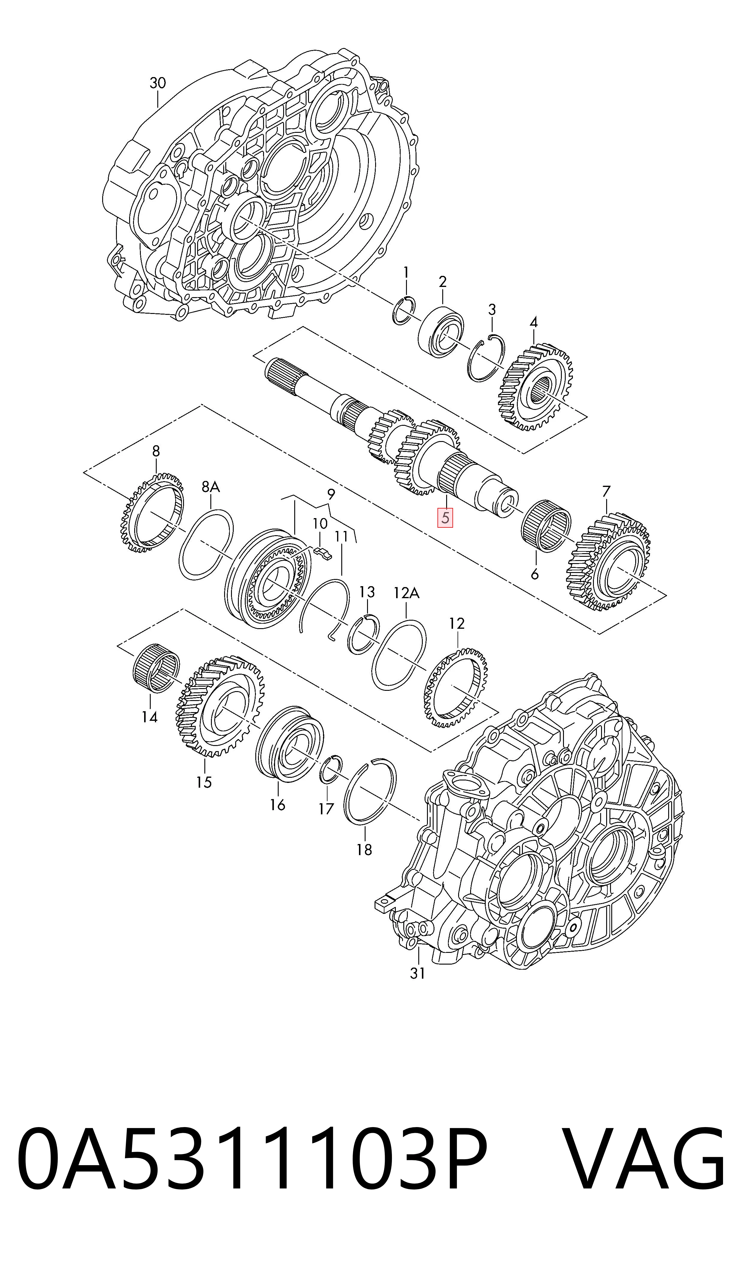 0A5311103P VAG