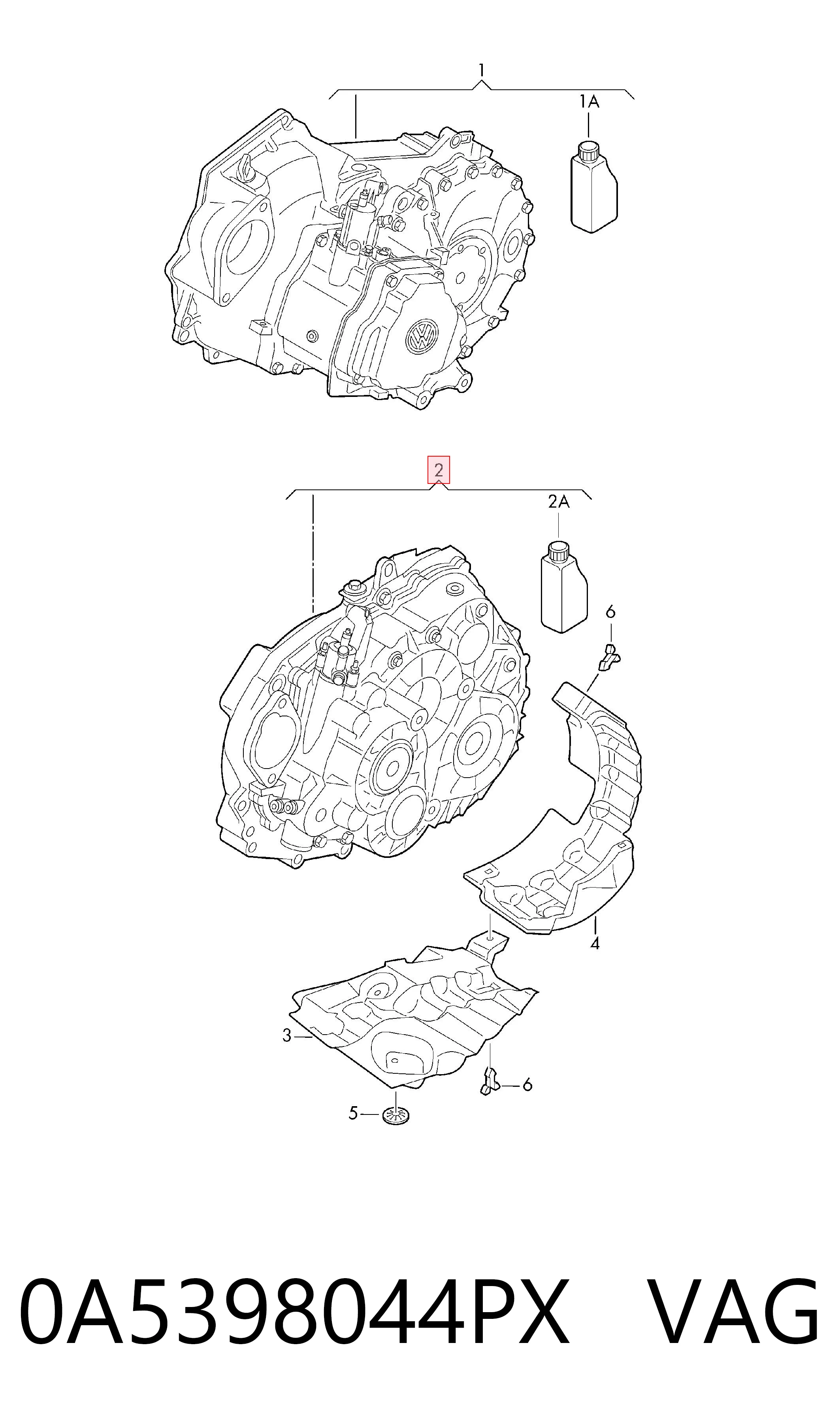 0A5398044PX VAG