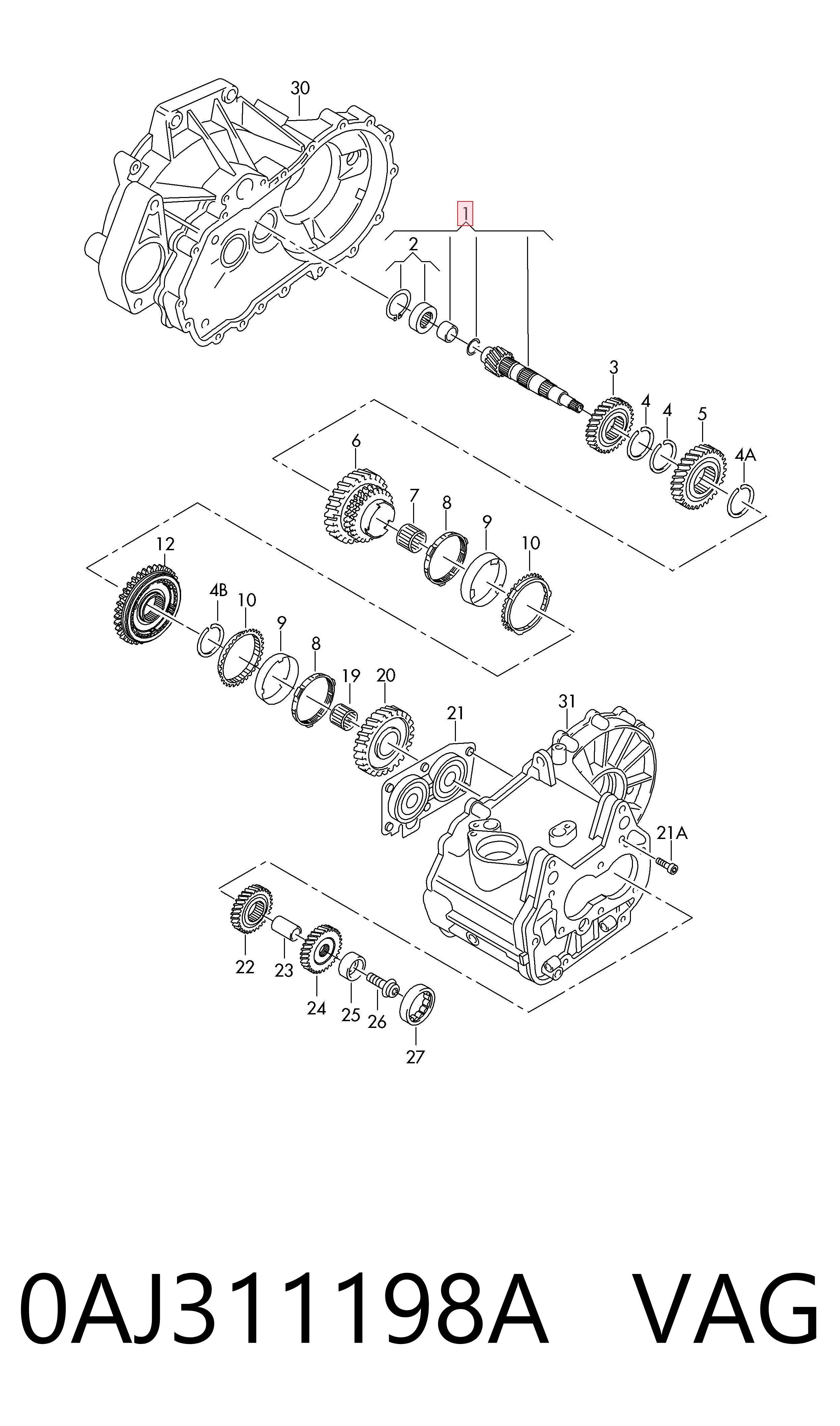0AJ311198A VAG 