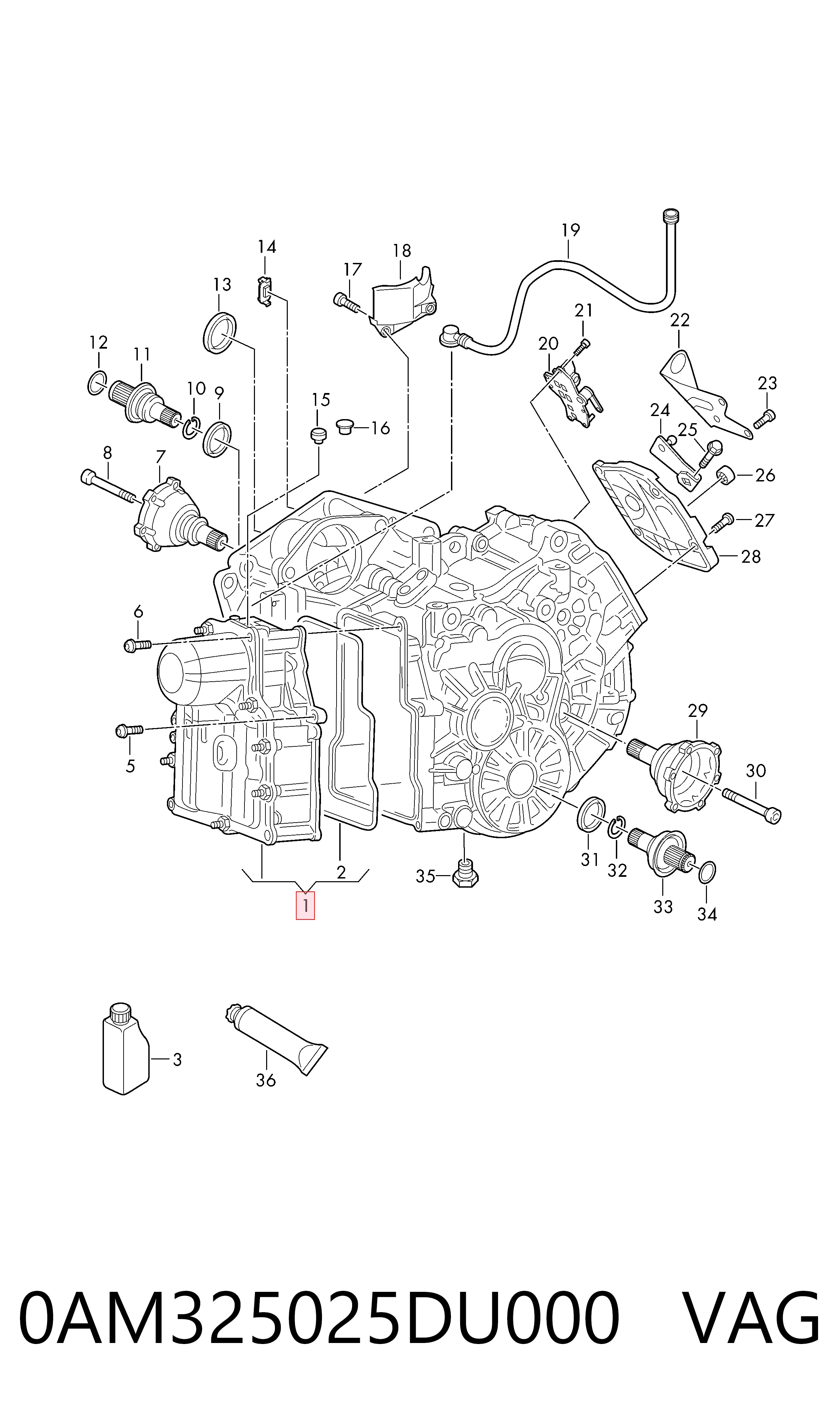 0AM325025DU000 VAG