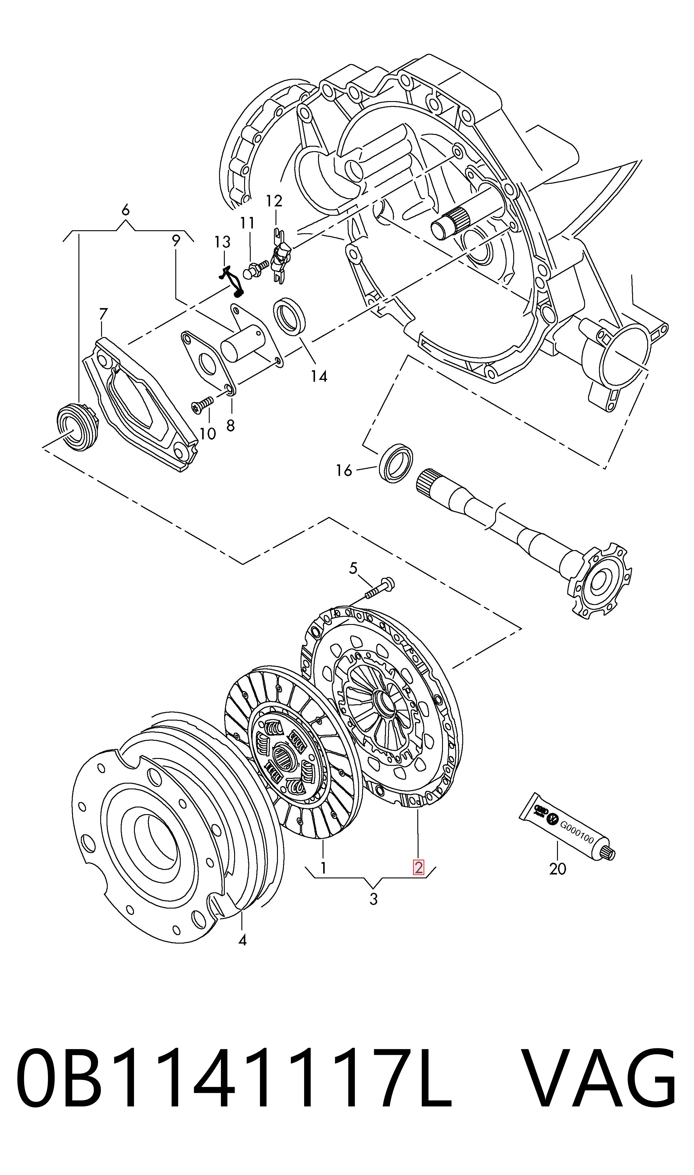 Comprar Plato de presión del embrague Audi A5  8T3 a bajo precio