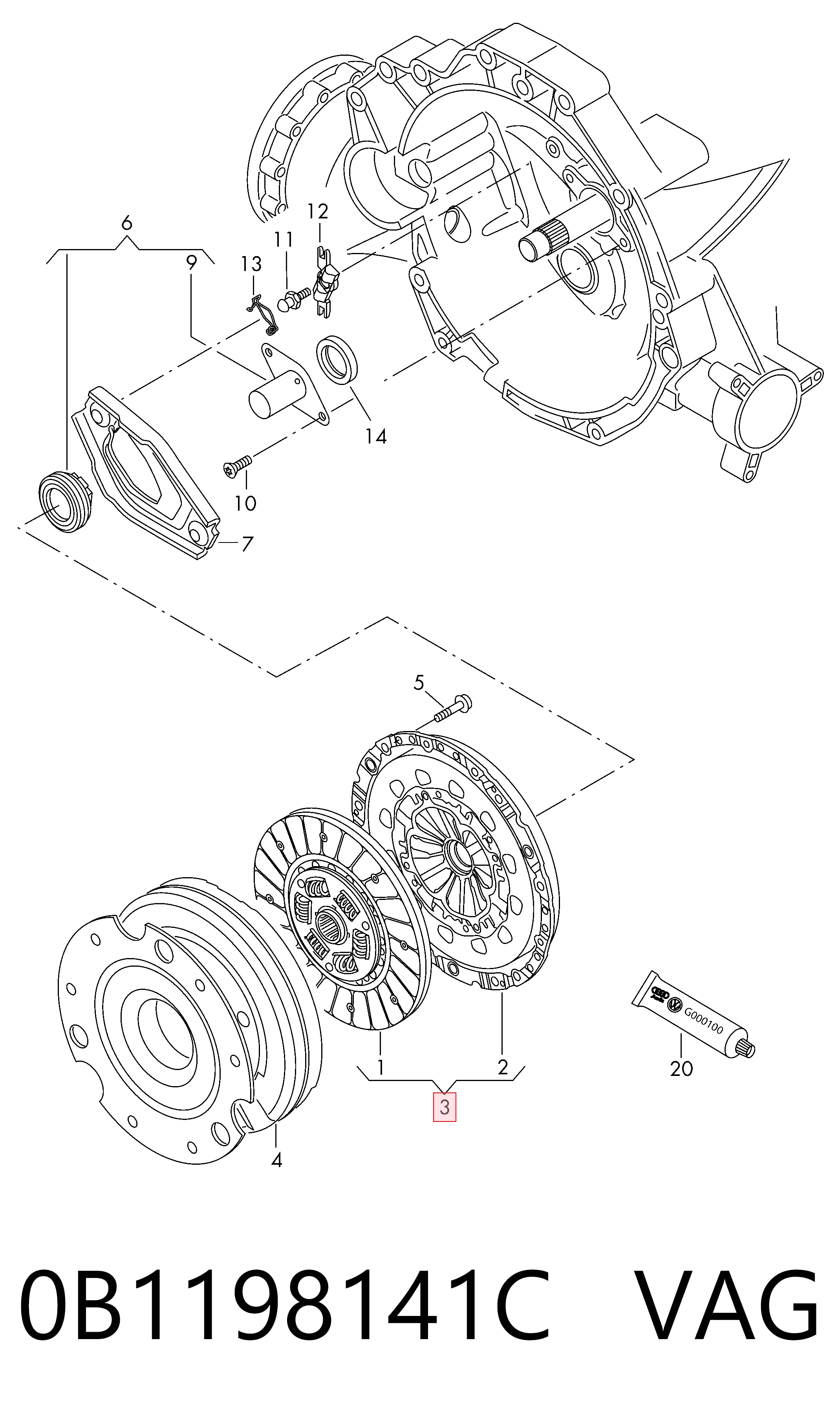 Comprar Embrague Audi A6 C7 4G2, 4GC