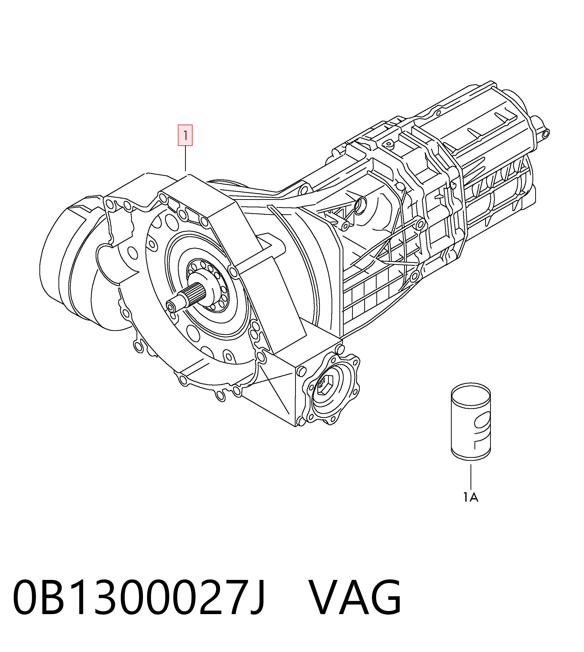 Caja de cambios para Audi A5 8T3