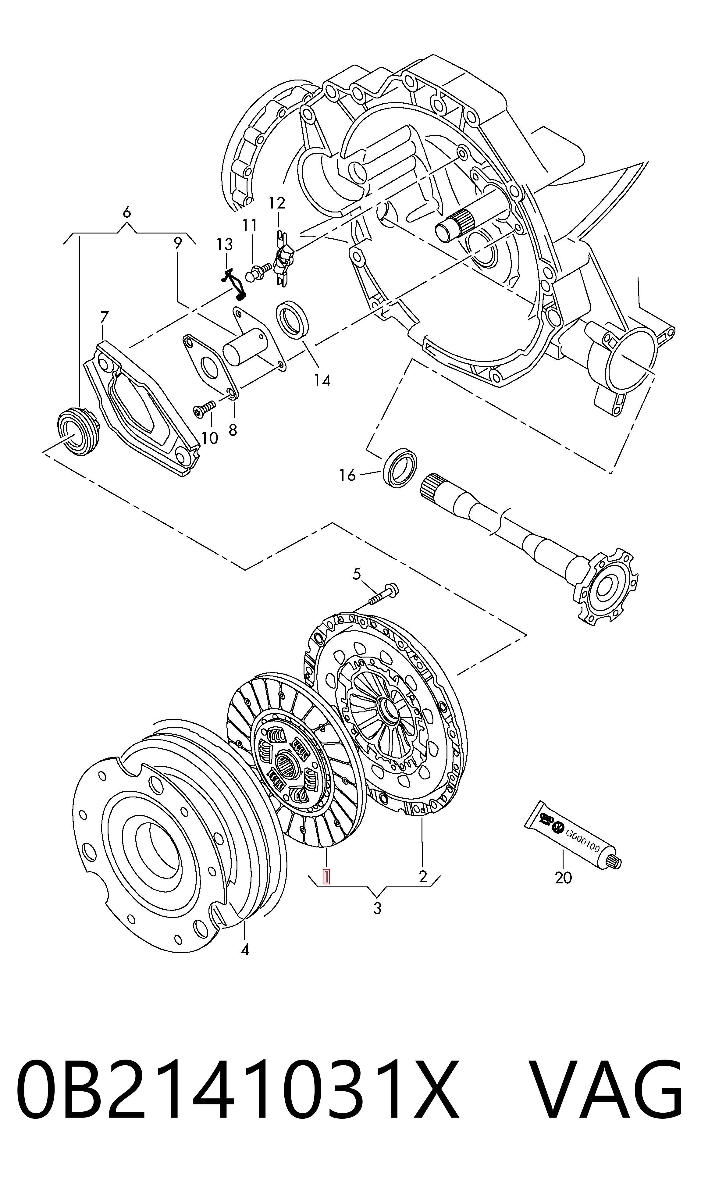  Disco de embrague Audi A5 
