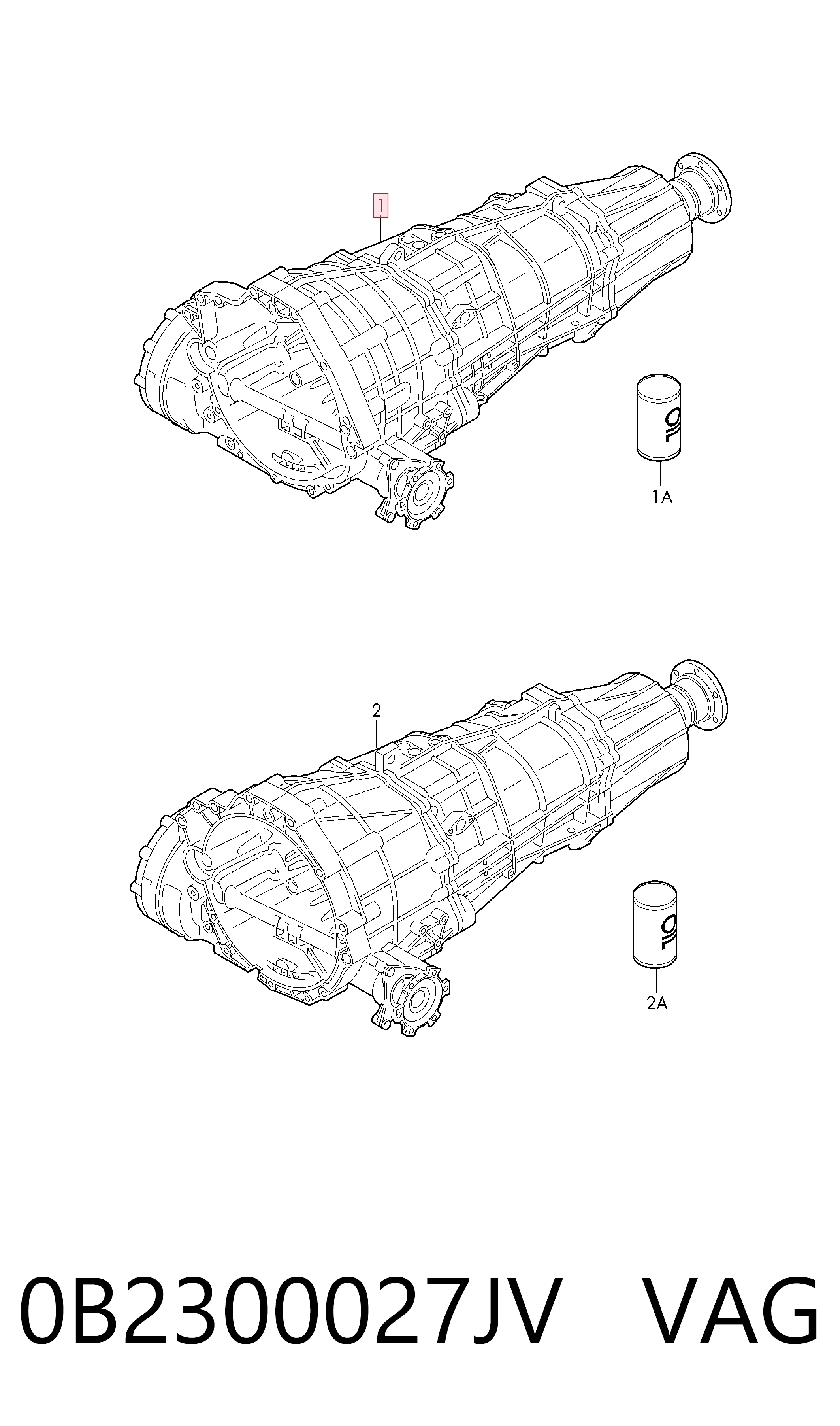 Transimisión manual para Audi Q5  8RB