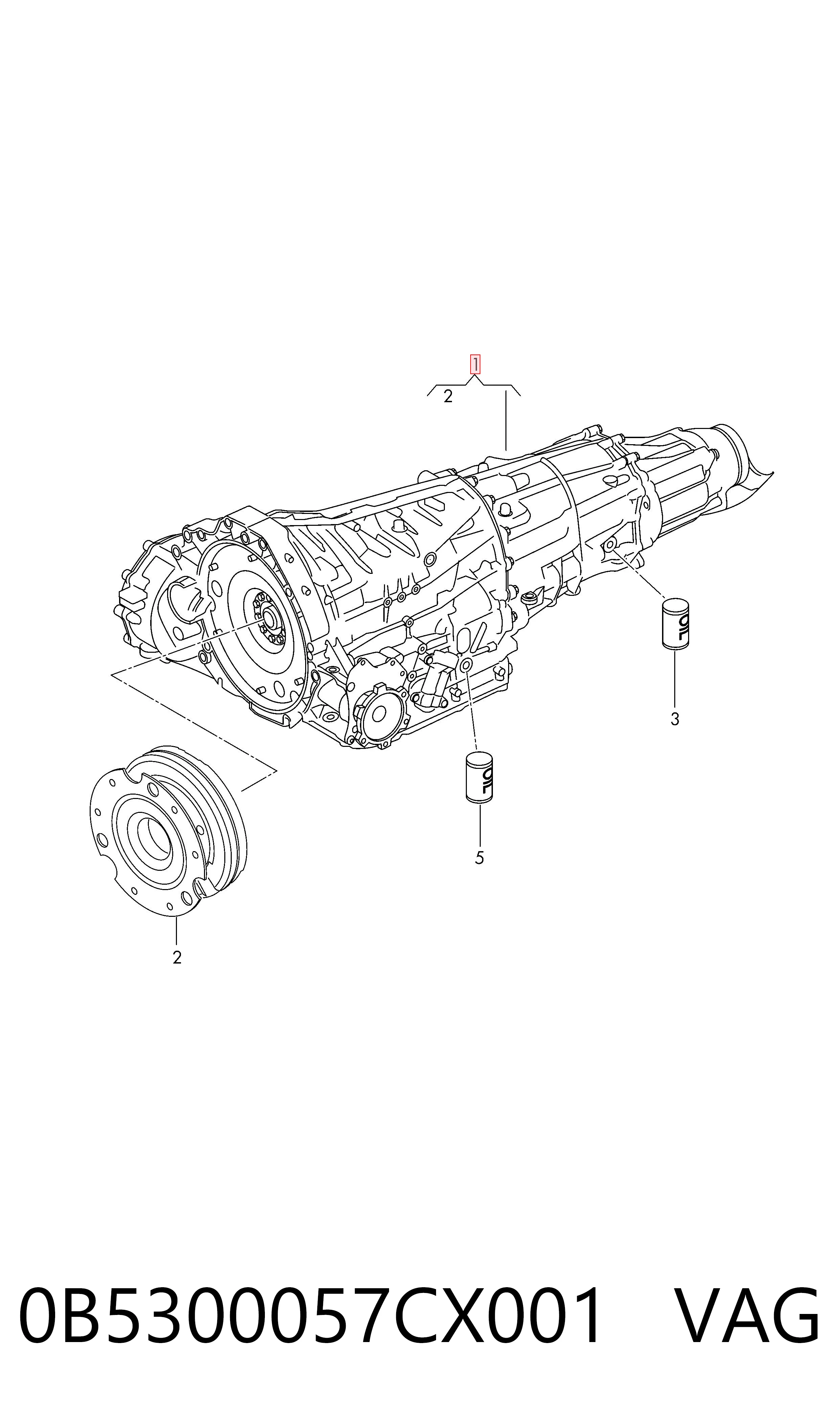 0B5300057CX001 VAG