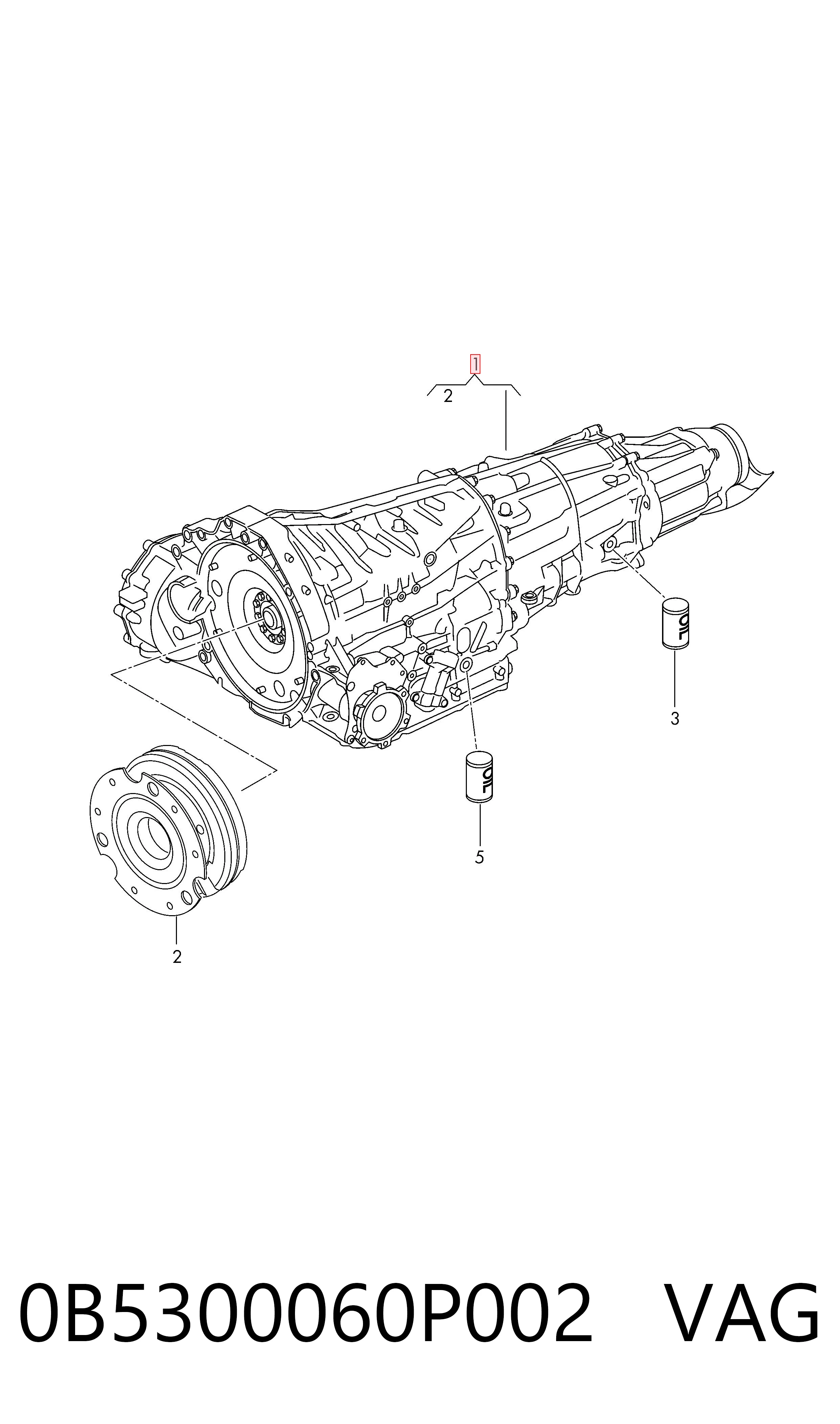 Transmisión automática para Audi Q5  8RB